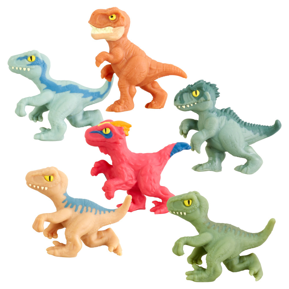 Heroes Of Goo Jit Zu Jurassic World Minis Mega 6 Pack