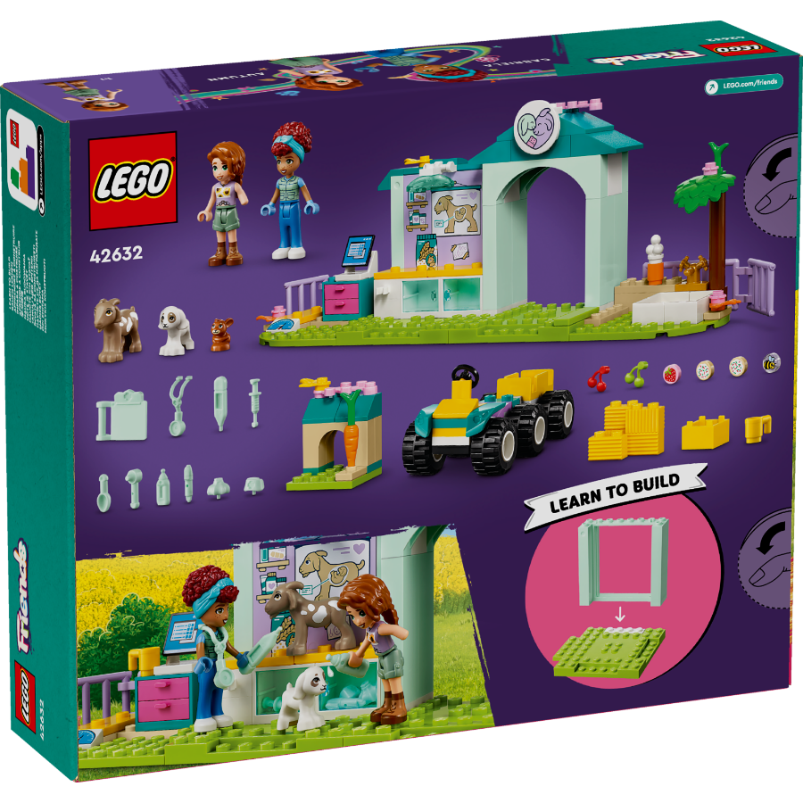 LEGO 42632 Friends Farm Animal Vet Clinic