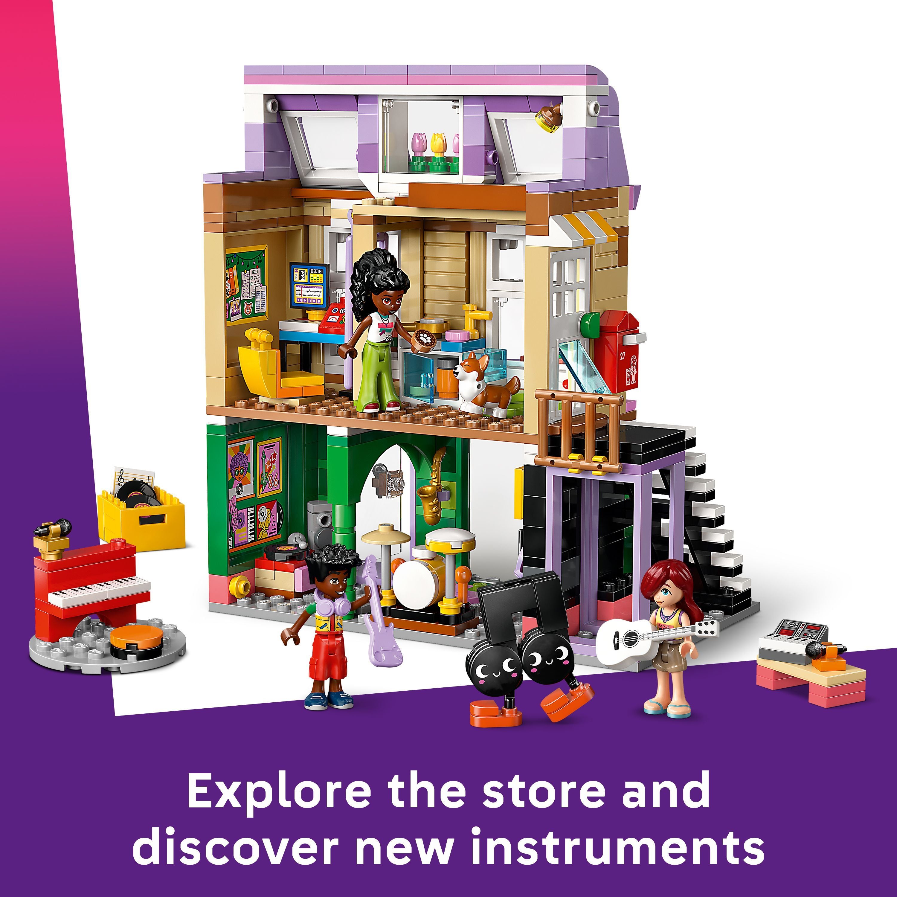 LEGO 42653 Friends Music Shop & Apartment