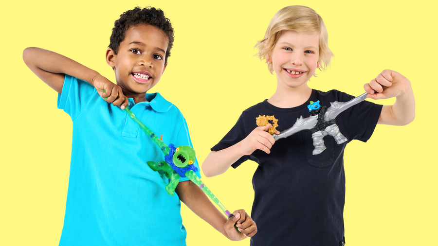 Heroes Of Goo Jit Zu Cursed Goo Sea S10 vs Pack - Pantaro vs Squidor