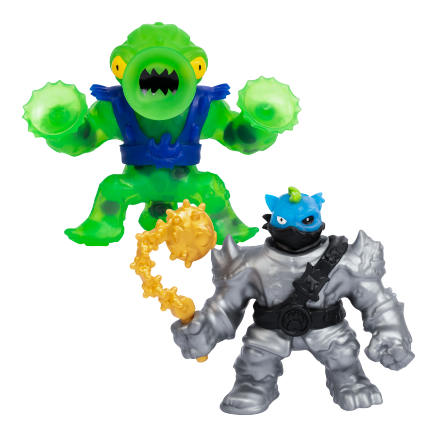 Heroes Of Goo Jit Zu Cursed Goo Sea S10 vs Pack - Pantaro vs Squidor