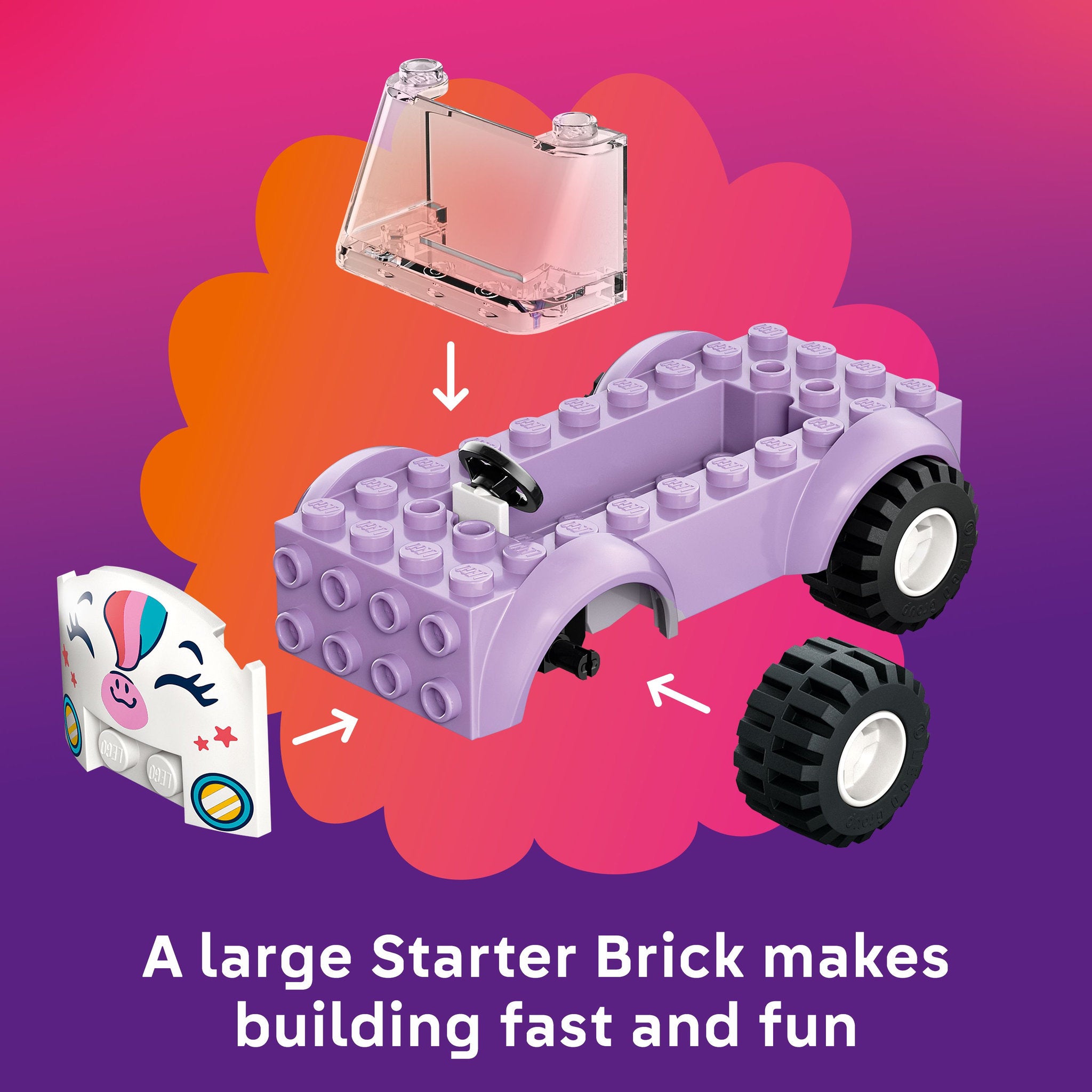 LEGO 42675 Friends Unicorn Cake Delivery Car