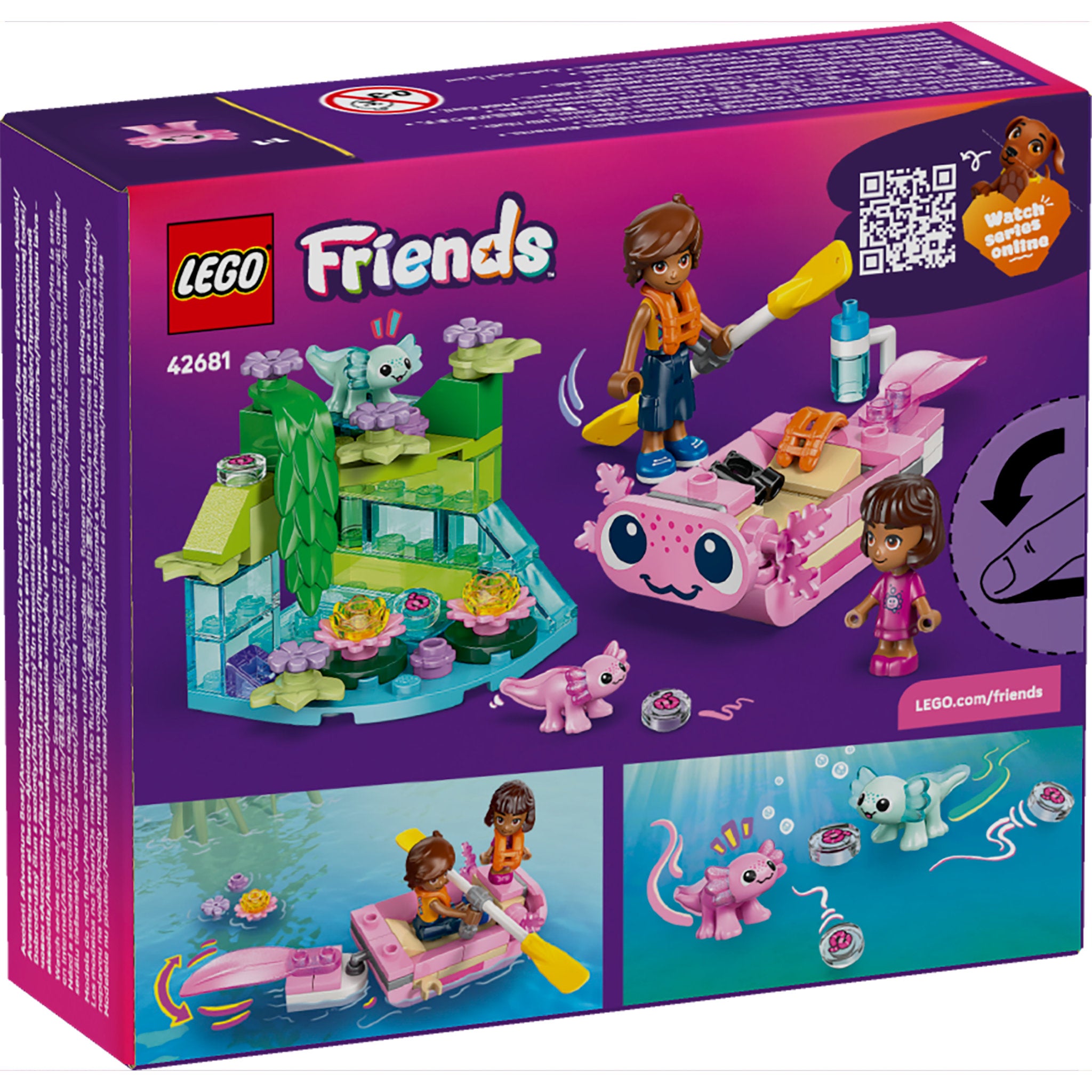 LEGO 42681 Friends Axolotl Adventure Boat