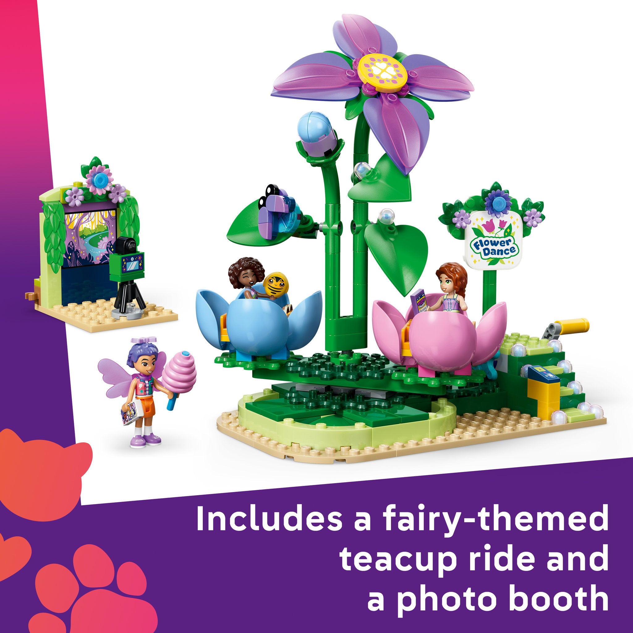 LEGO 42702 Friends Spinning Flower & Fairy Teacup Ride