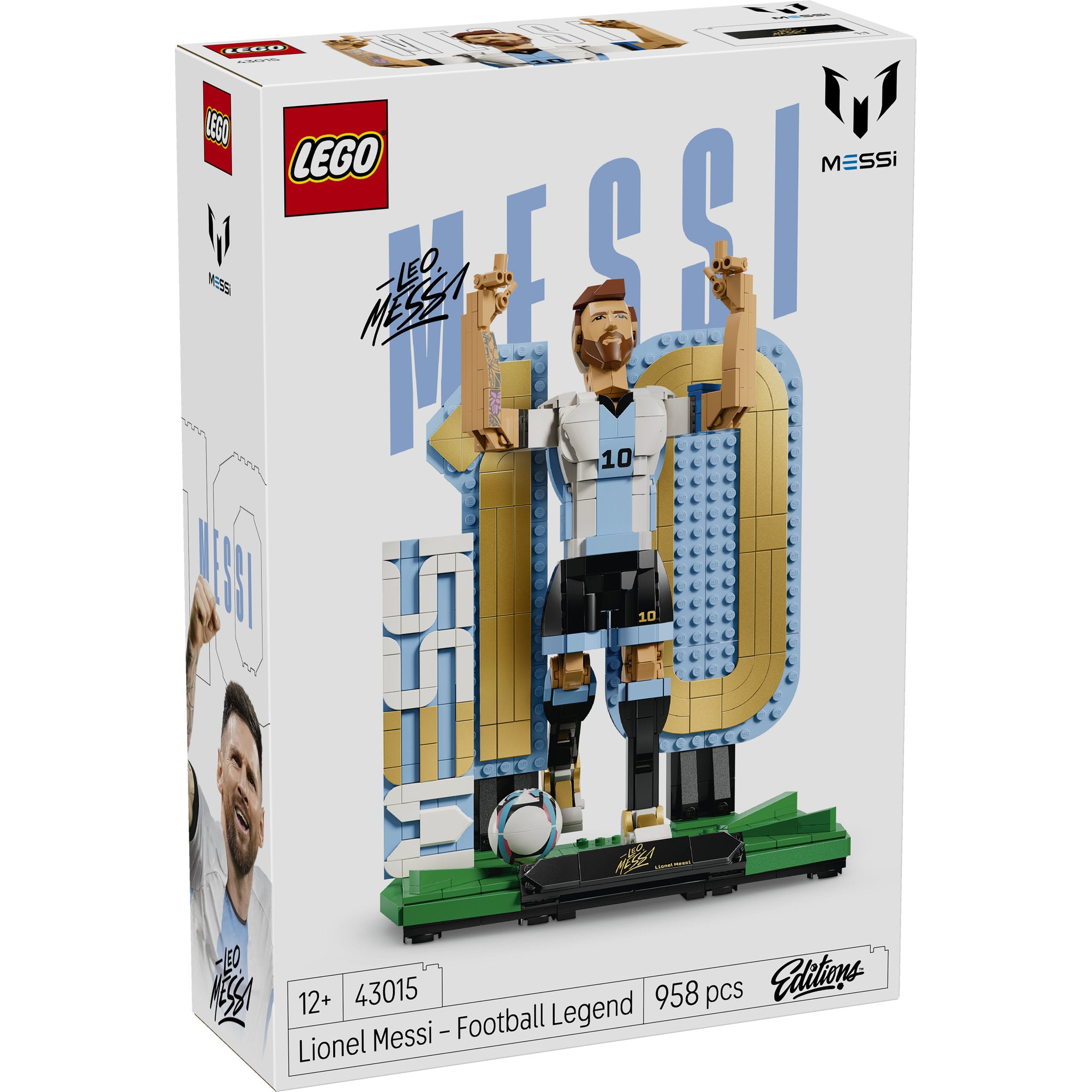 LEGO 43015 Editions Football Lionel Messi - Soccer Legends