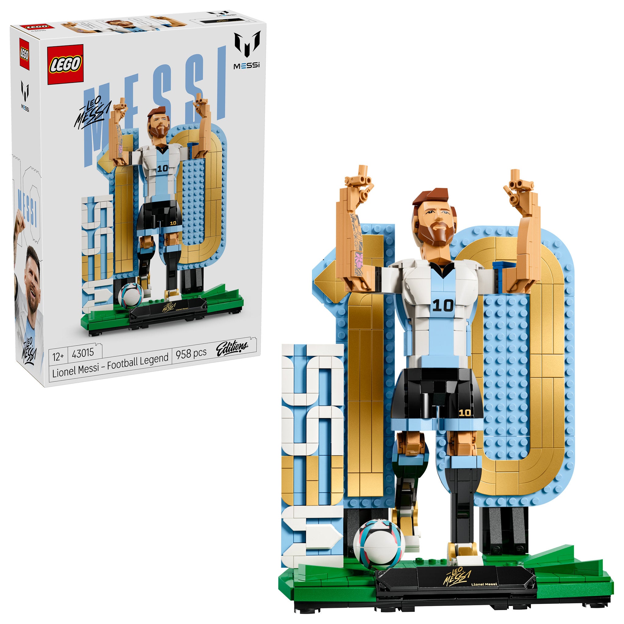 LEGO 43015 Editions Football Lionel Messi - Soccer Legends