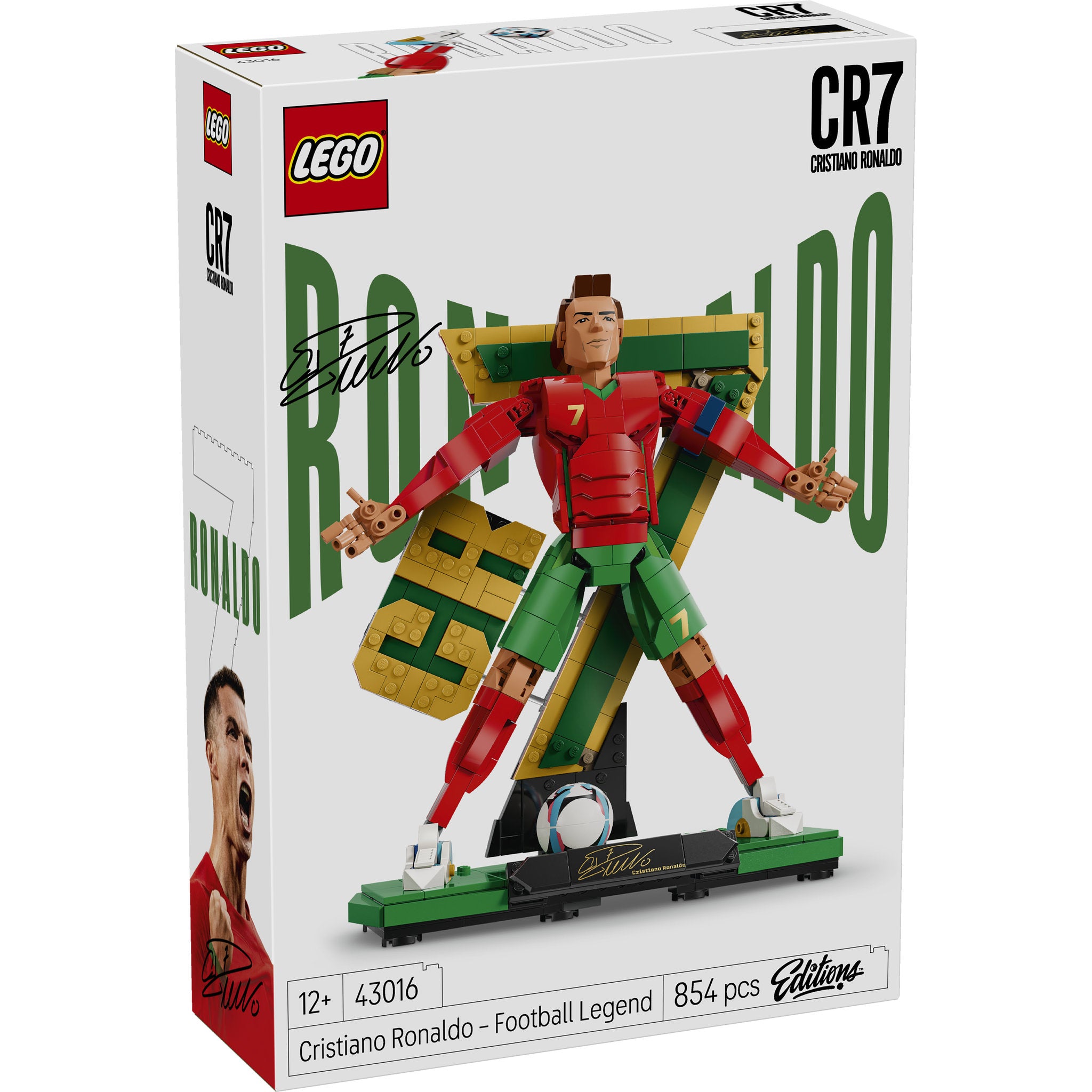 LEGO 43016 Editions Football Cristiano Ronaldo - Soccer Legend