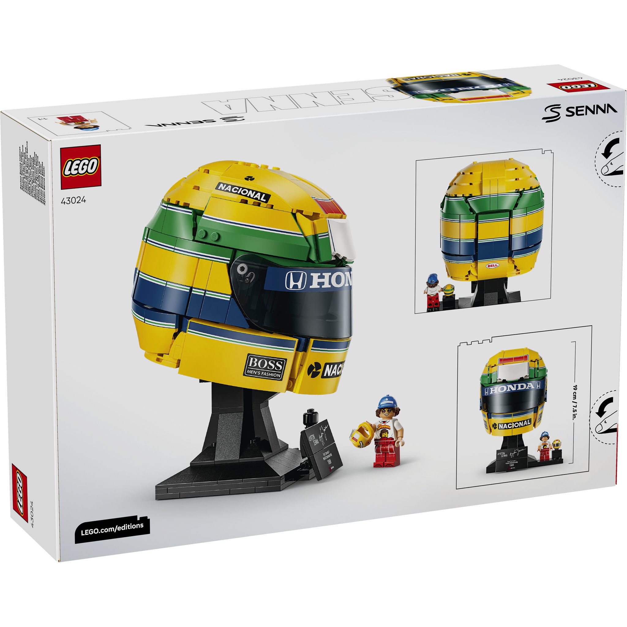 LEGO 43024 Editions Formula 1 Ayrton Senna Helmet
