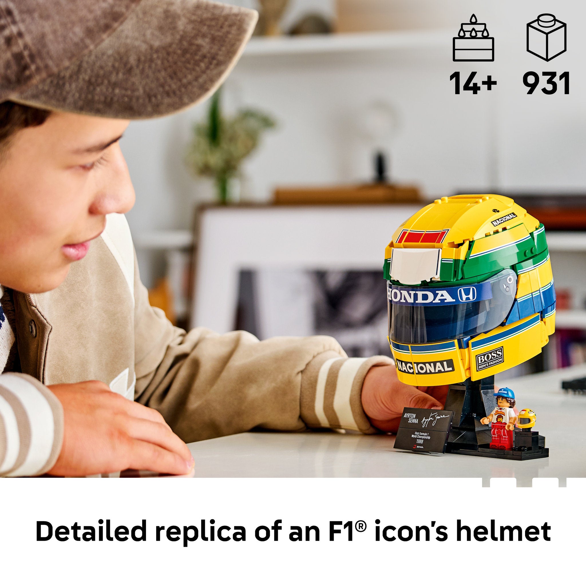 LEGO 43024 Editions Formula 1 Ayrton Senna Helmet