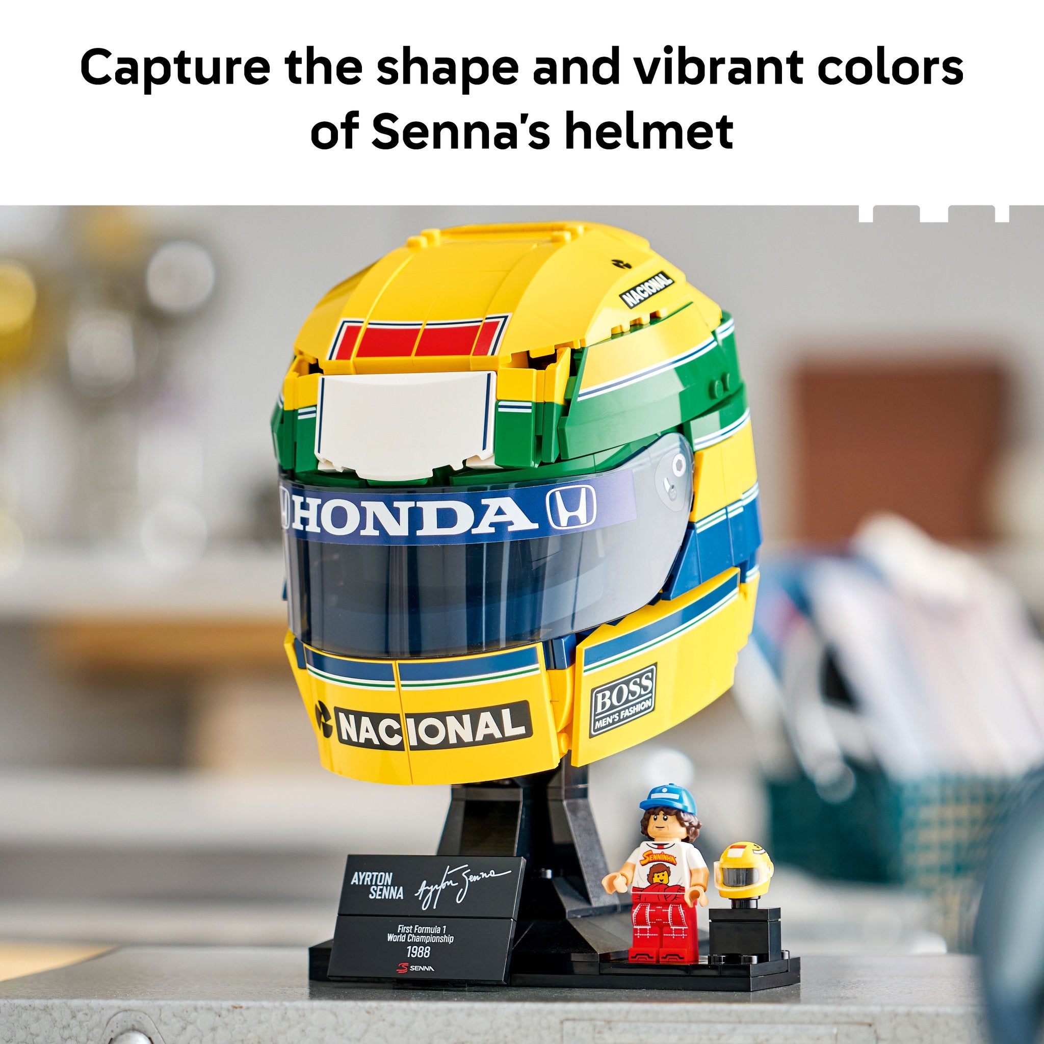LEGO 43024 Editions Formula 1 Ayrton Senna Helmet