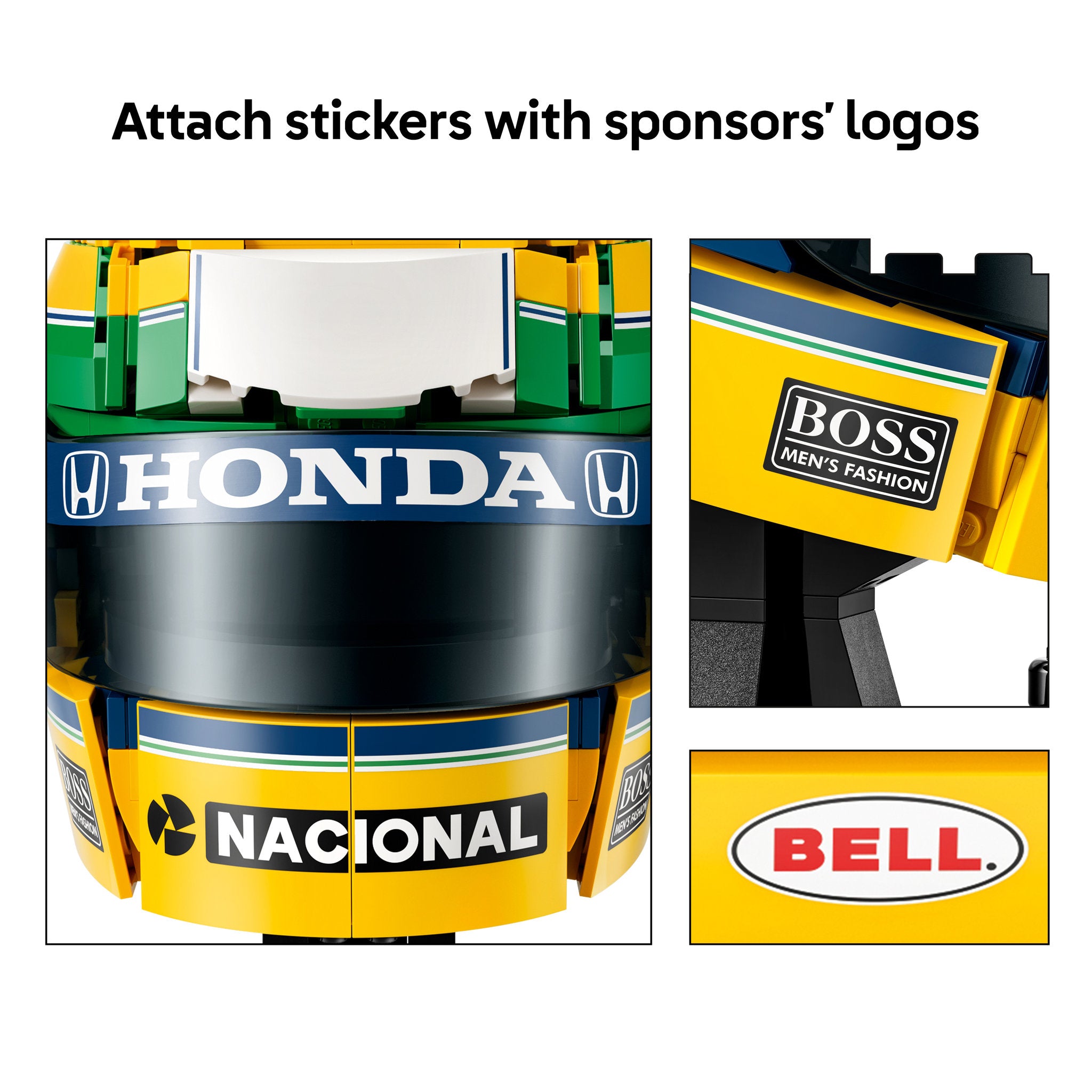 LEGO 43024 Editions Formula 1 Ayrton Senna Helmet