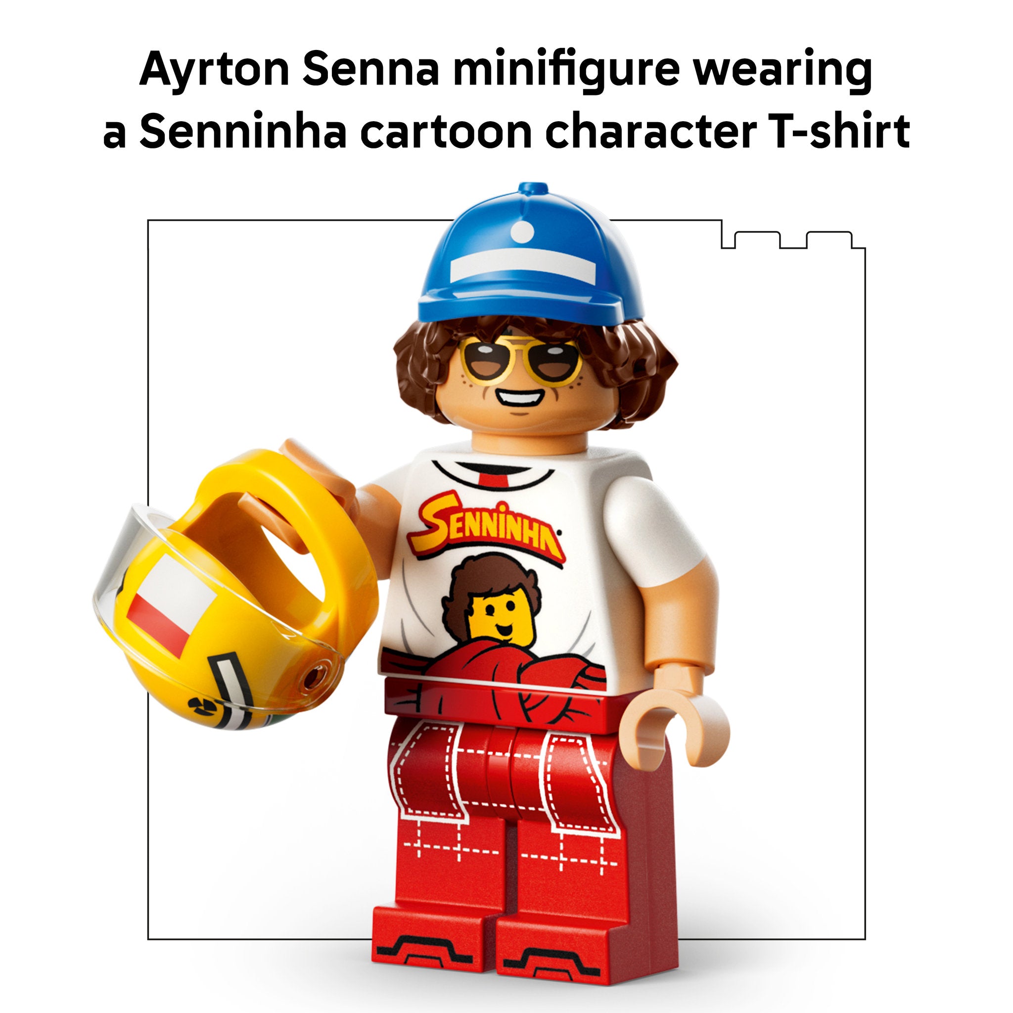 LEGO 43024 Editions Formula 1 Ayrton Senna Helmet