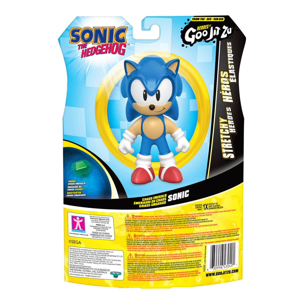 Goo Jit Zu Sonic The Hedgehog Single Pack