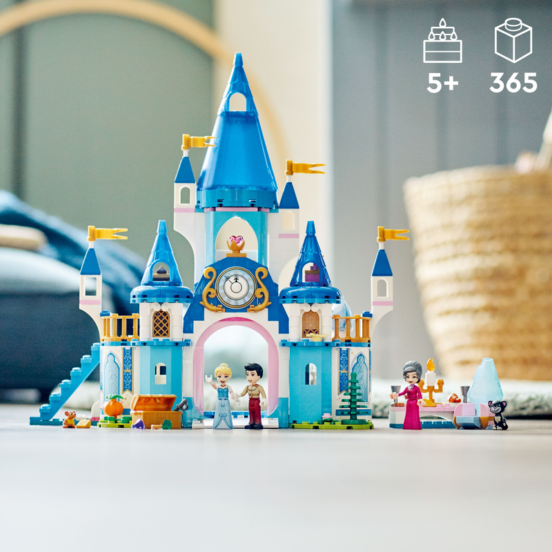 LEGO 43206 Disney Cinderella And Prince Charming’s Castle Building Kit