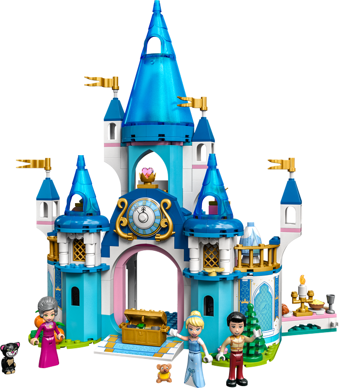 LEGO 43206 Disney Cinderella And Prince Charming’s Castle Building Kit