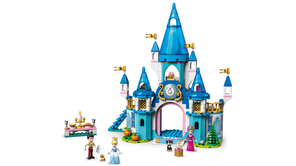 LEGO 43206 Disney Cinderella And Prince Charming’s Castle Building Kit