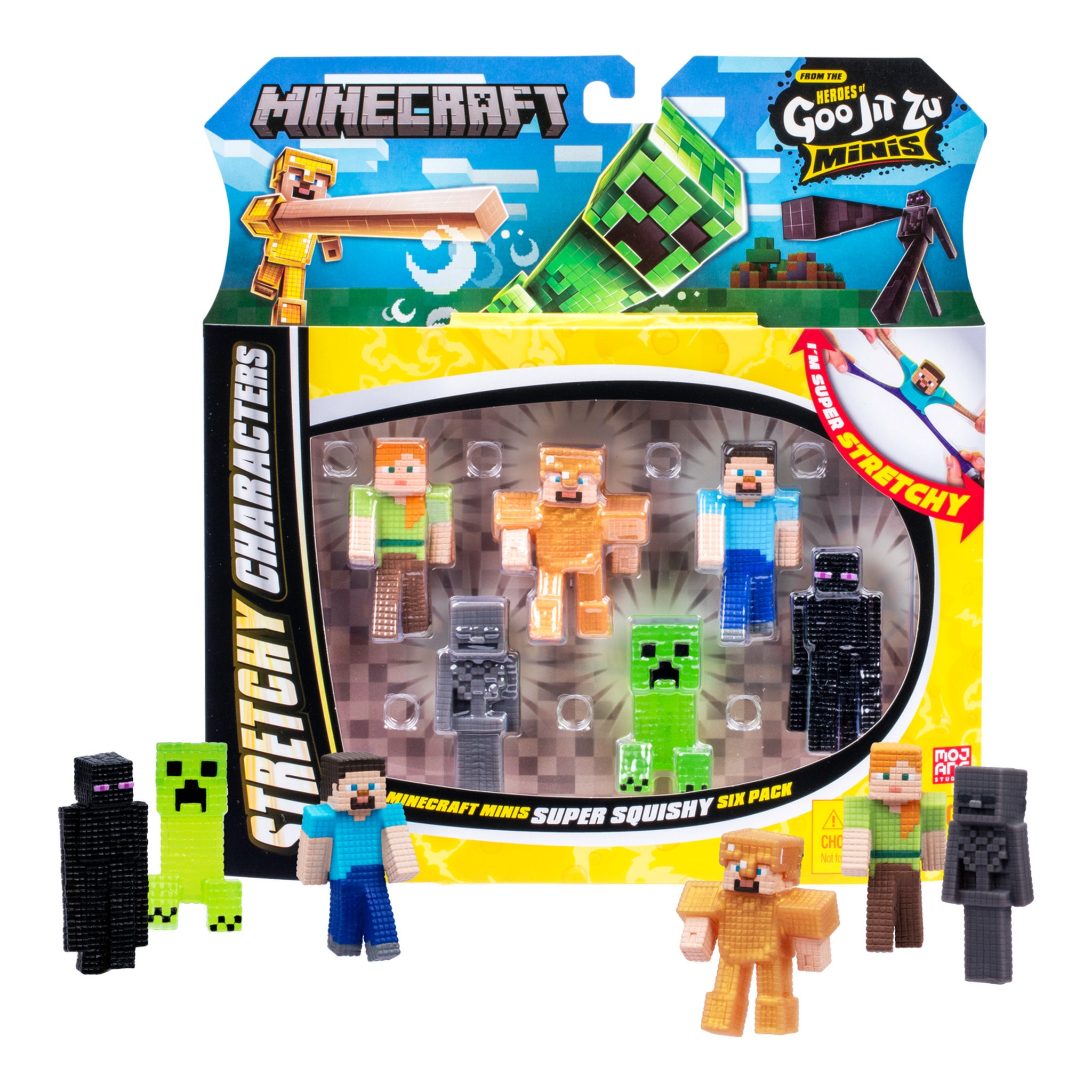 マインクラフト GOO JIT ZU　3種セット　新品 Heroes Of Goo Jit ZU Minecraft S3 Mini's – Toyworld Australia