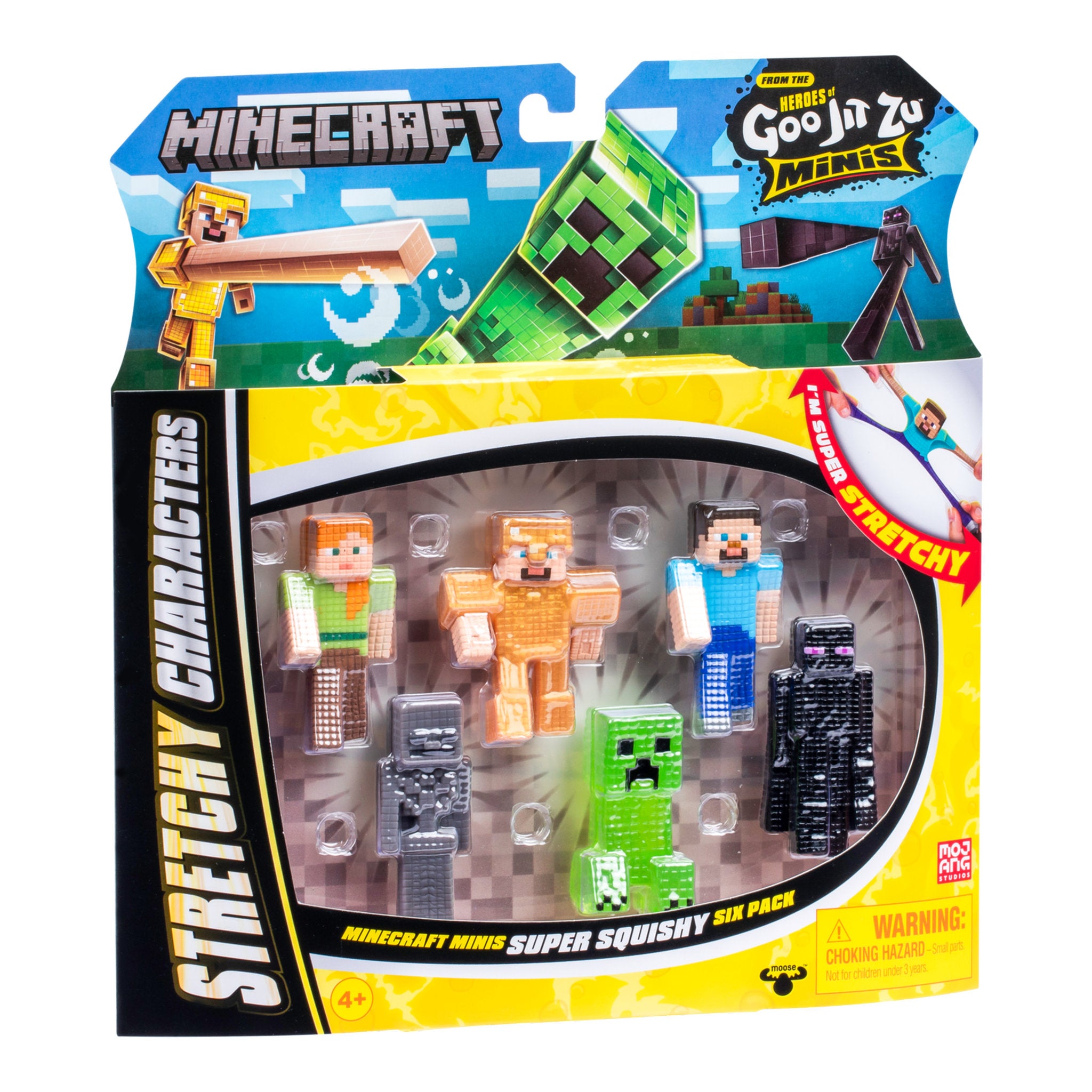 マインクラフト GOO JIT ZU　3種セット　新品 Heroes Of Goo Jit ZU Minecraft S3 Mini's – Toyworld Australia