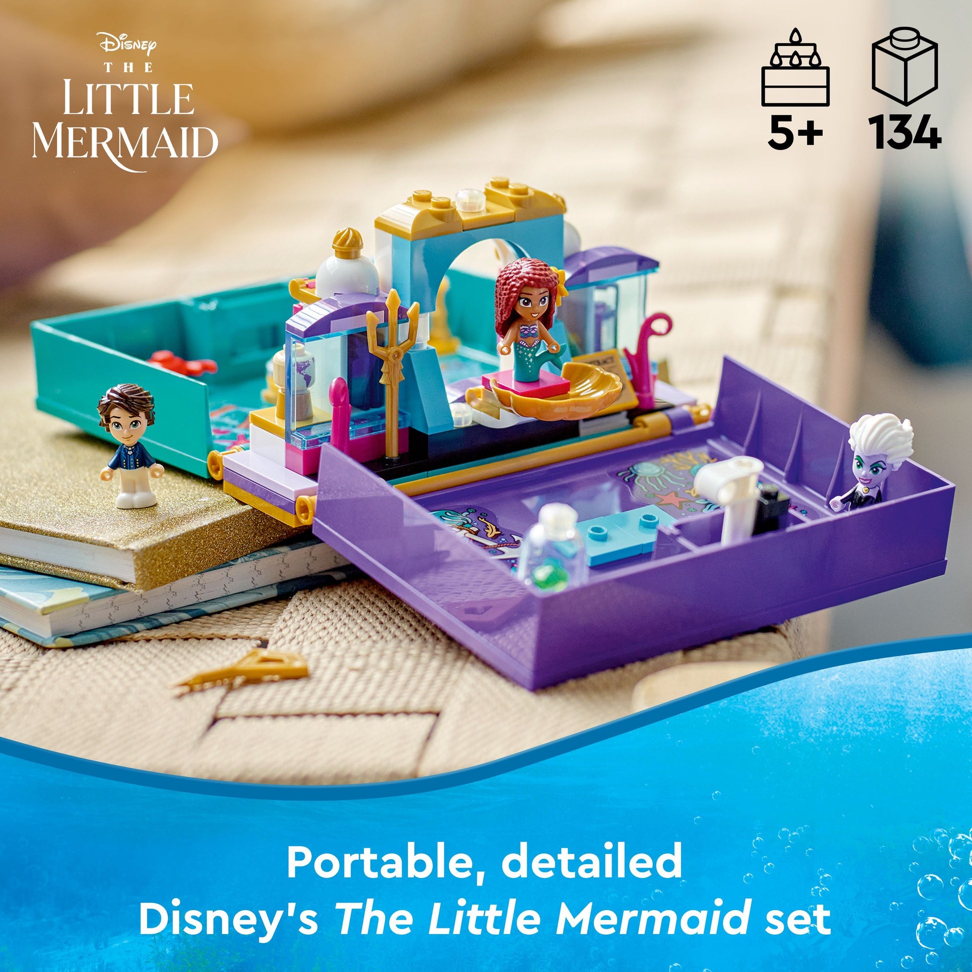 LEGO 43213 Disney The Little Mermaid Story Book – Toyworld Australia