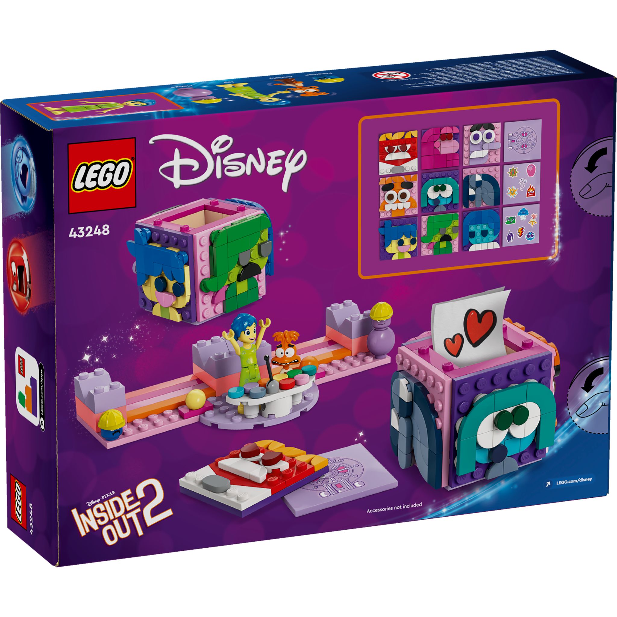 LEGO 43248 Disney Pixar Inside Out 2 Mood Cube