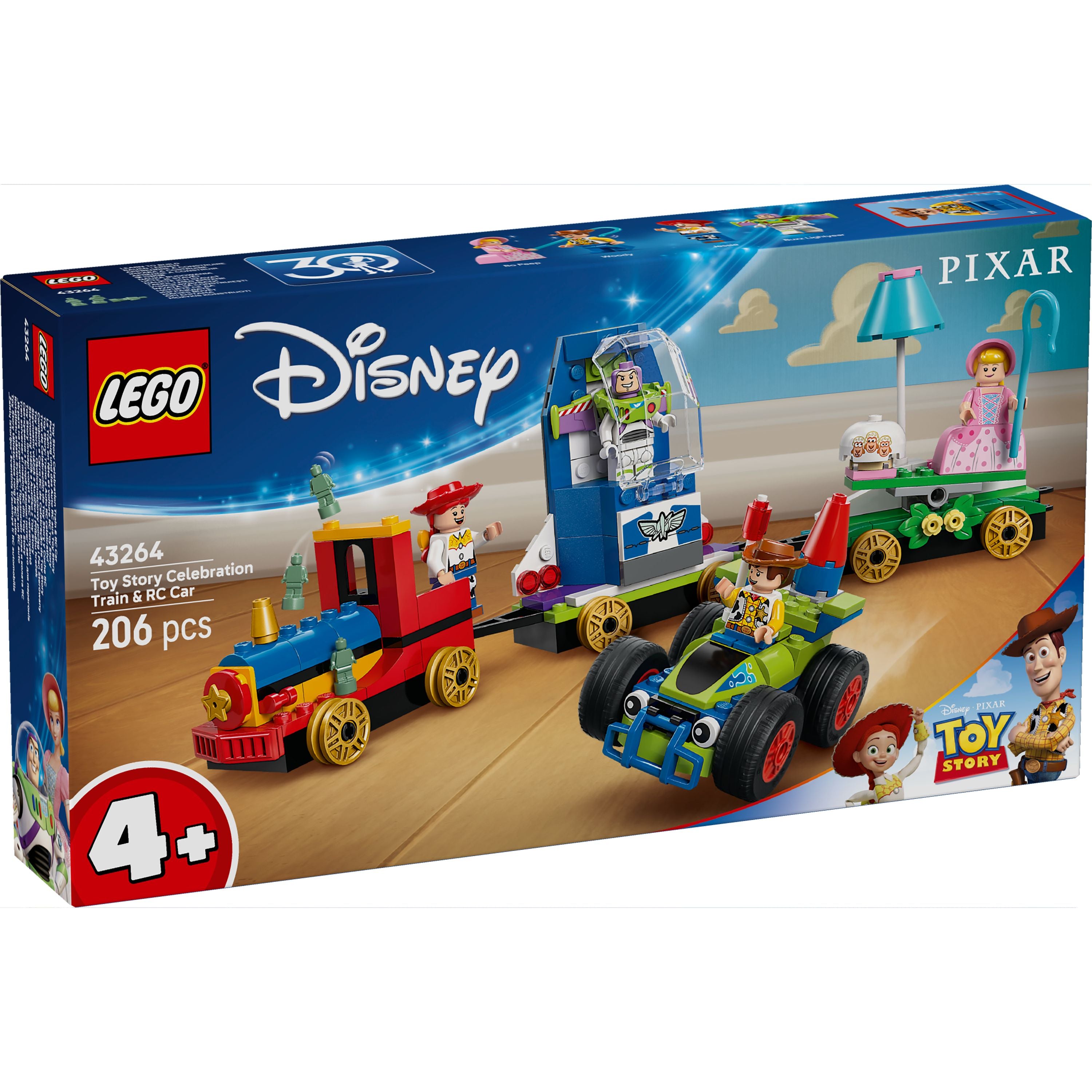 LEGO 43264 Disney and Pixar’s Toy Story Celebration Train & RC Car