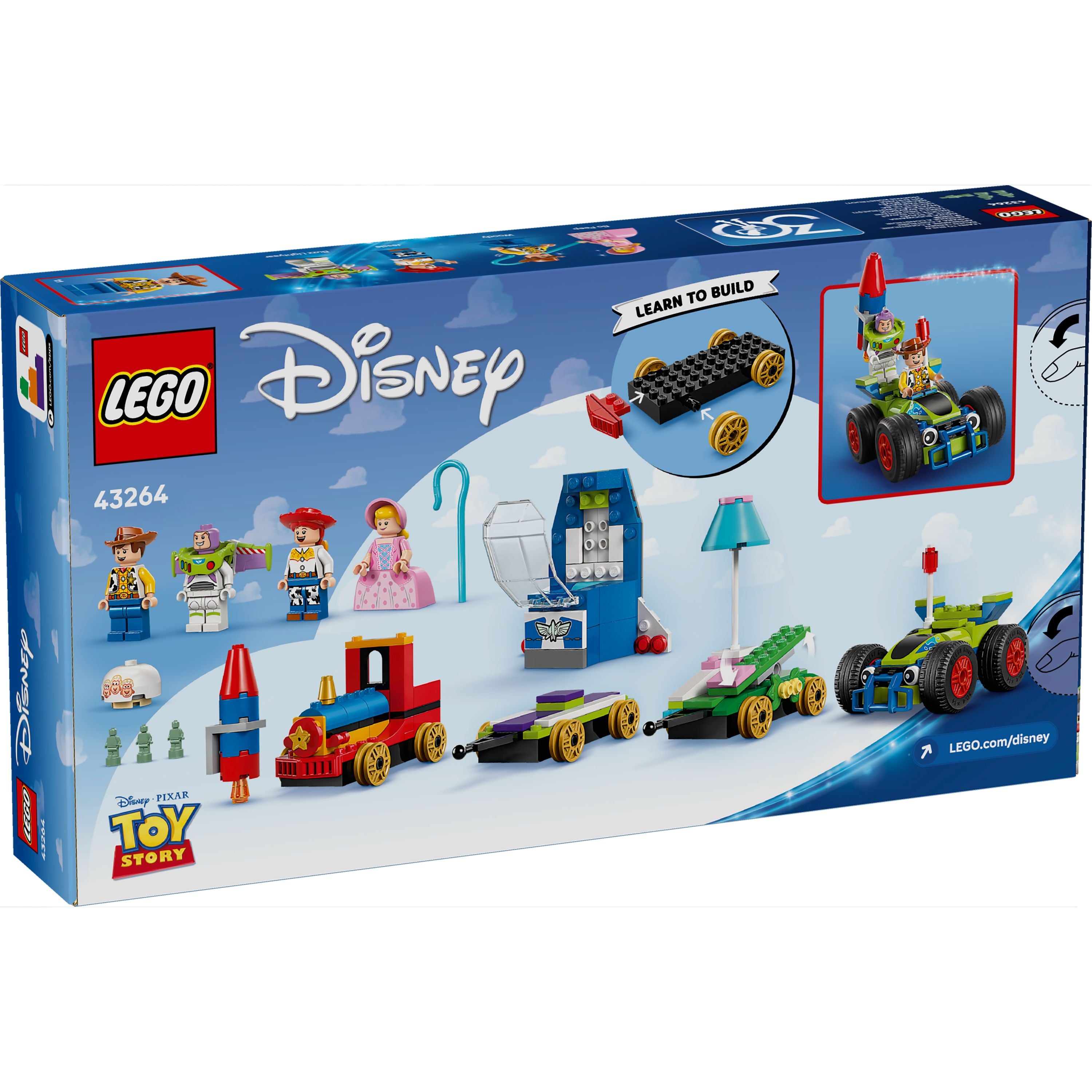 LEGO 43264 Disney and Pixar’s Toy Story Celebration Train & RC Car