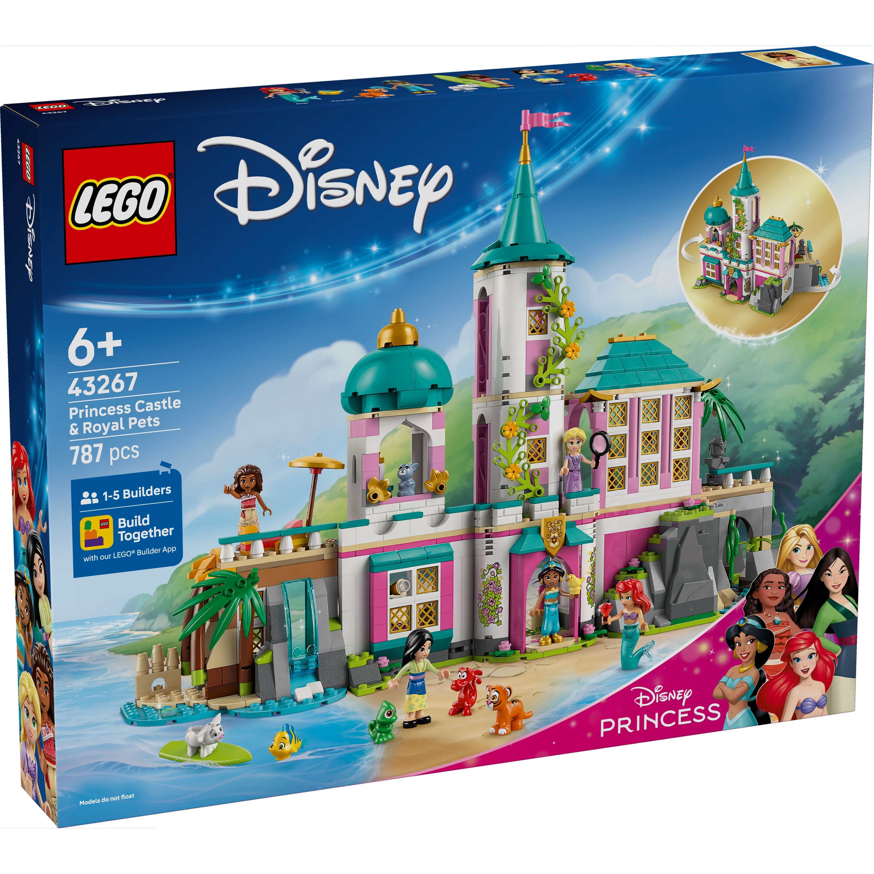 LEGO 43267 Disney Princess Princess Castle & Royal Pets