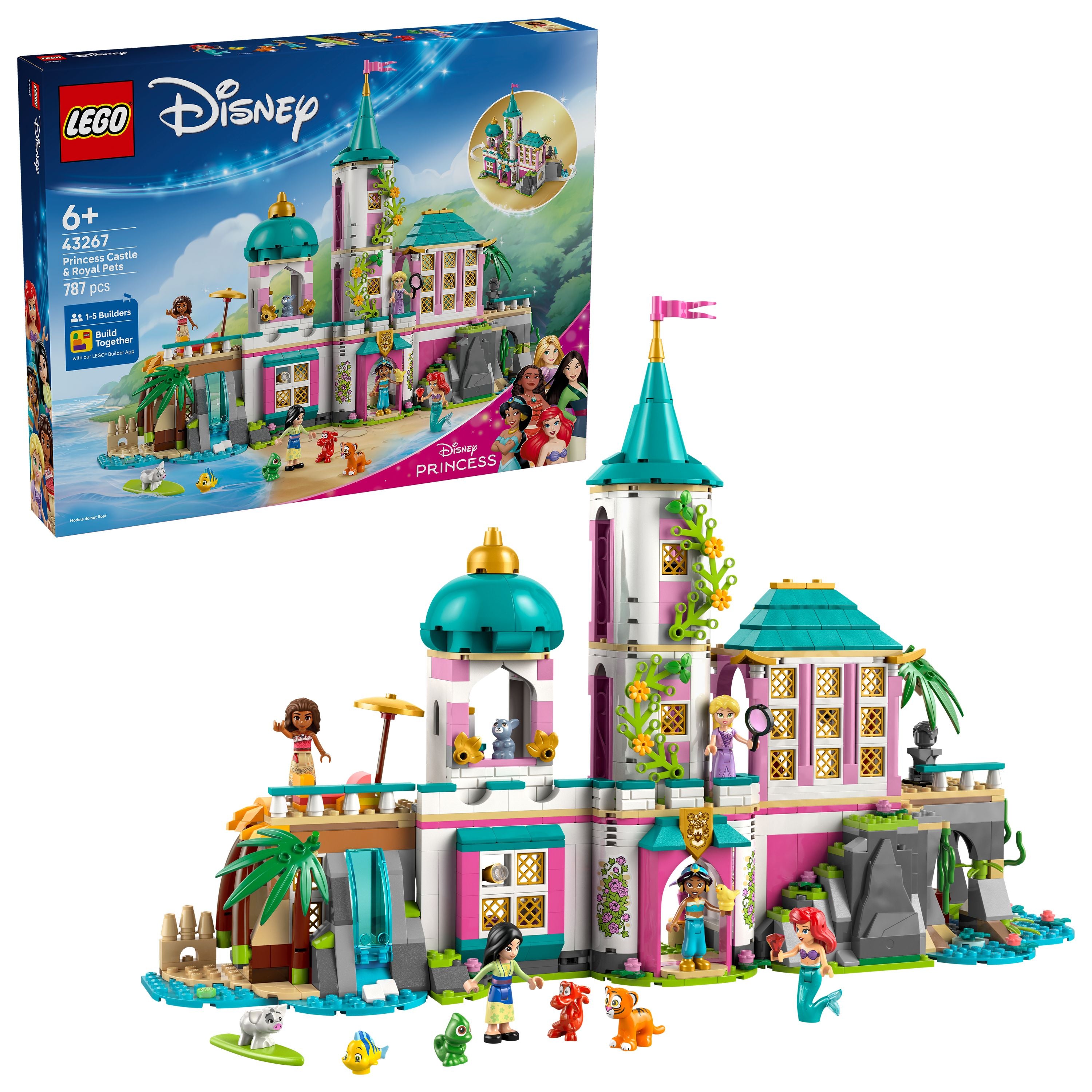 LEGO 43267 Disney Princess Princess Castle & Royal Pets