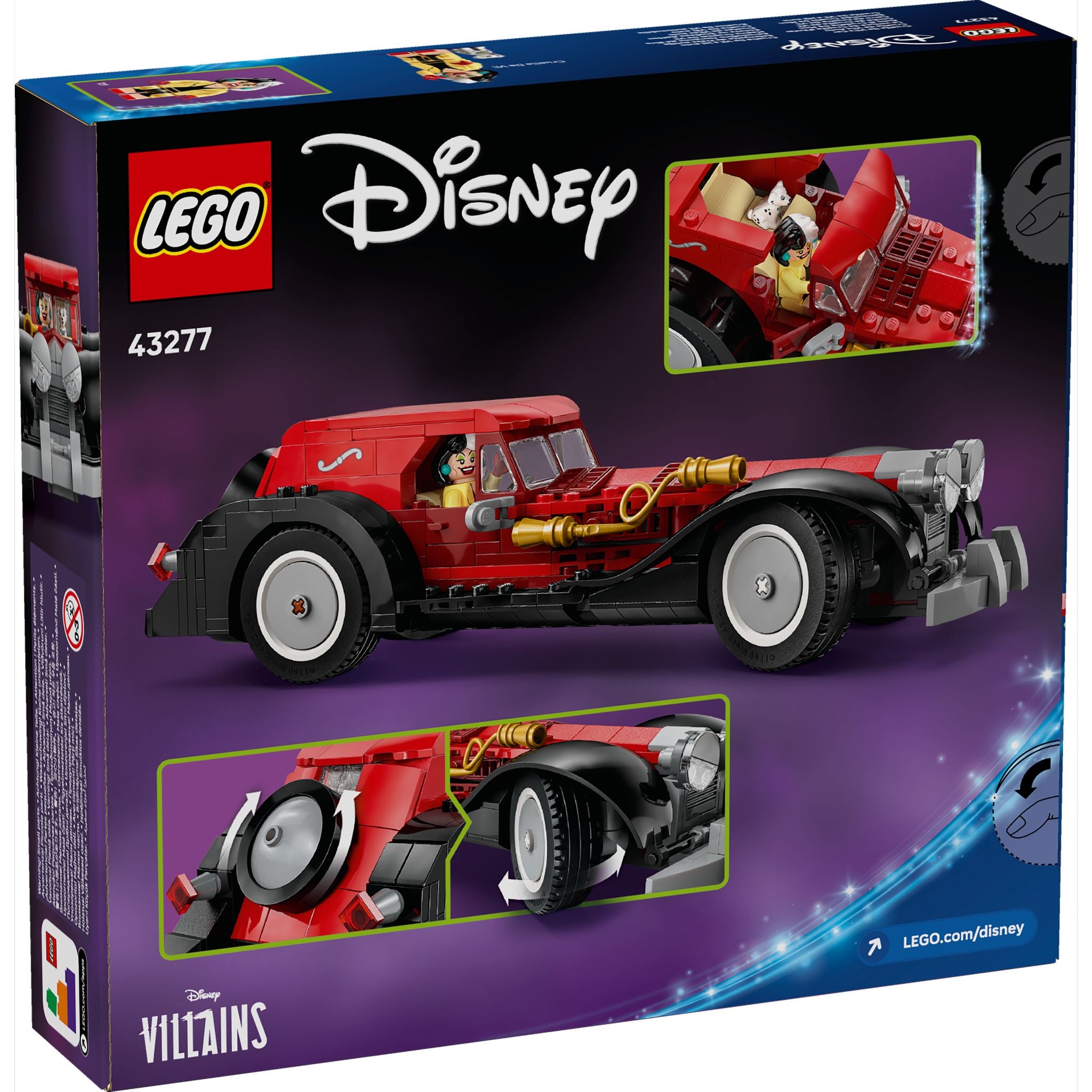 LEGO 43277 Disney Cruella De Vil’s Car