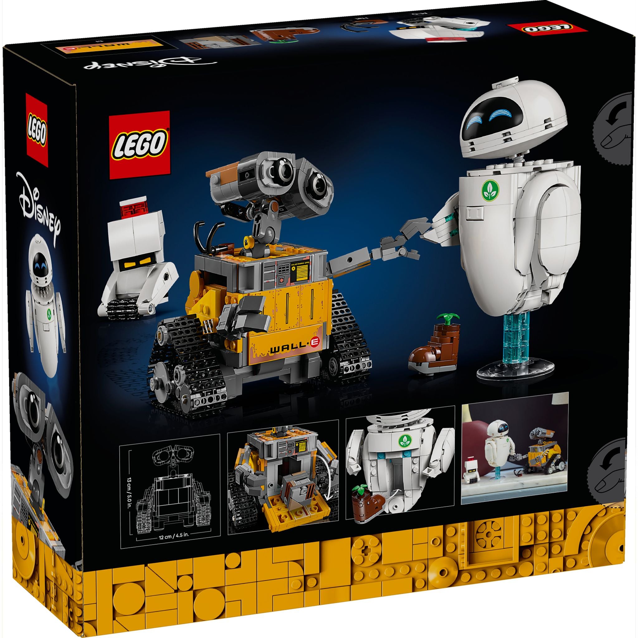 LEGO 43279 Disney and Pixar WALL-E and EVE