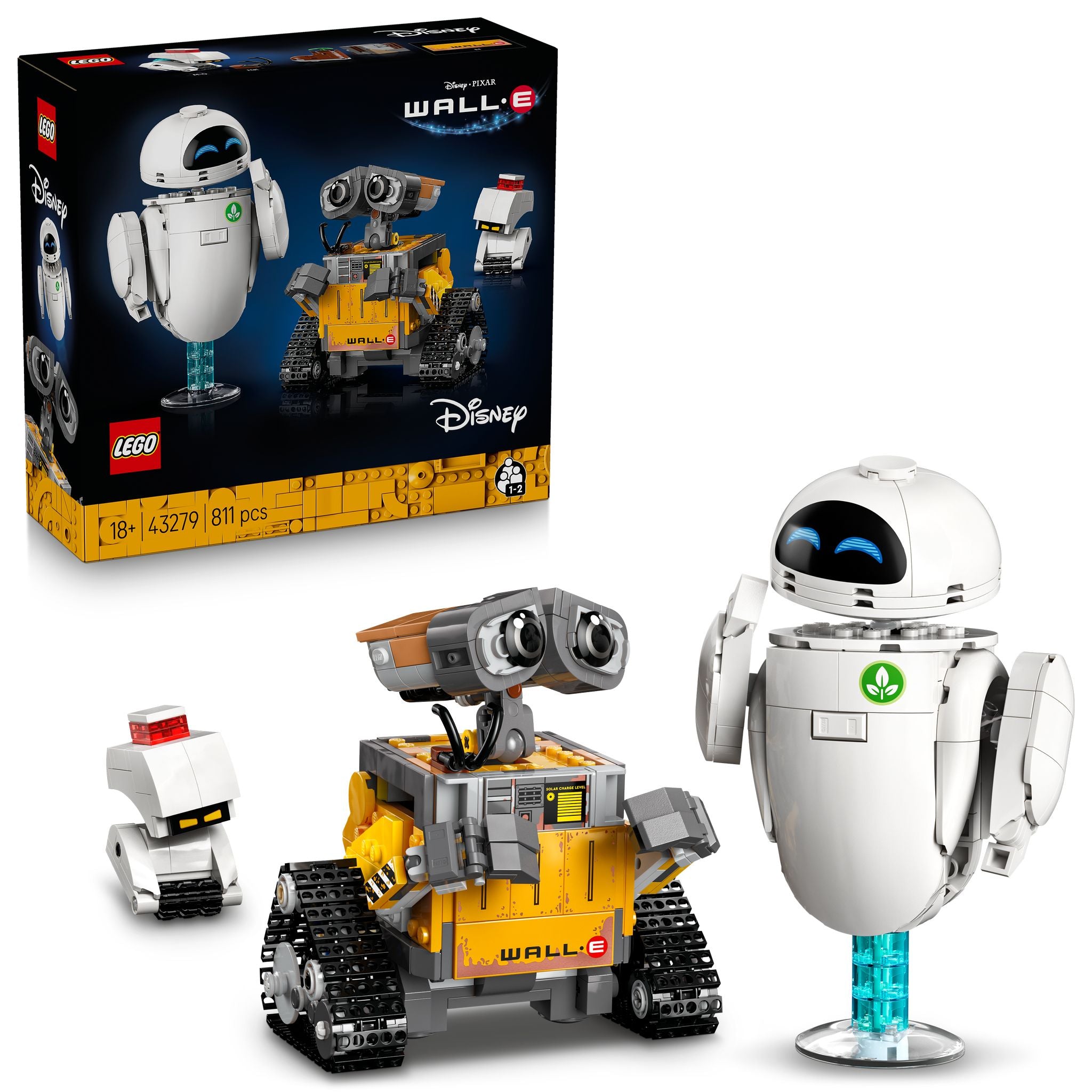 LEGO 43279 Disney and Pixar WALL-E and EVE