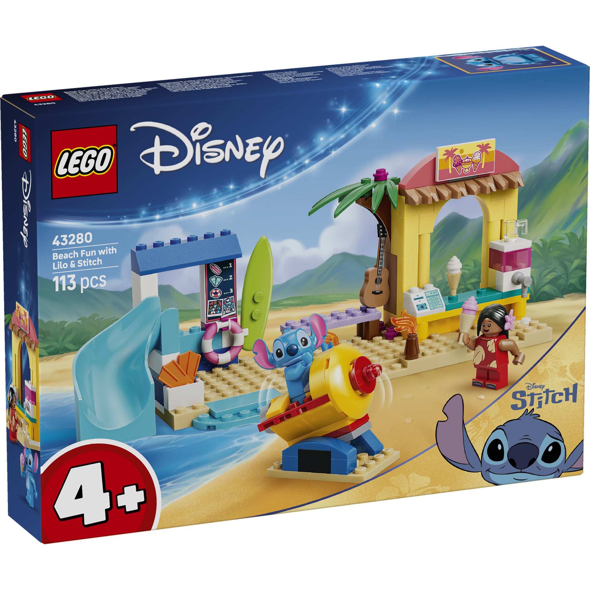 LEGO 43280 Disney Classic Beach Fun with Lilo & Stitch