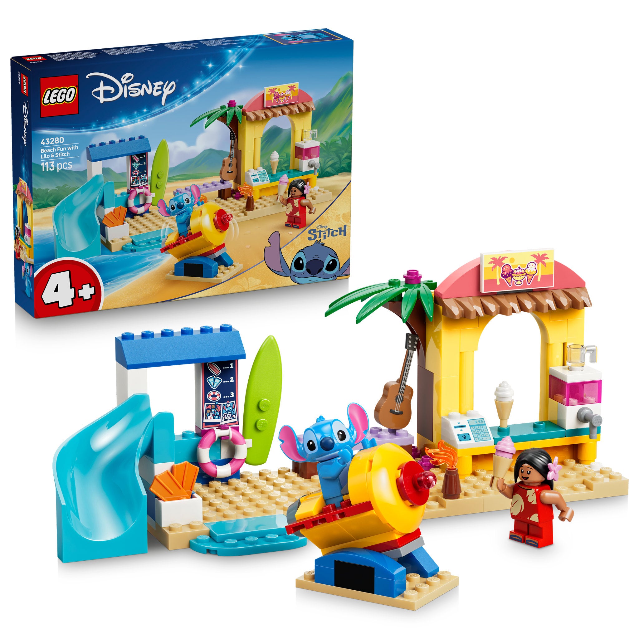 LEGO 43280 Disney Classic Beach Fun with Lilo & Stitch