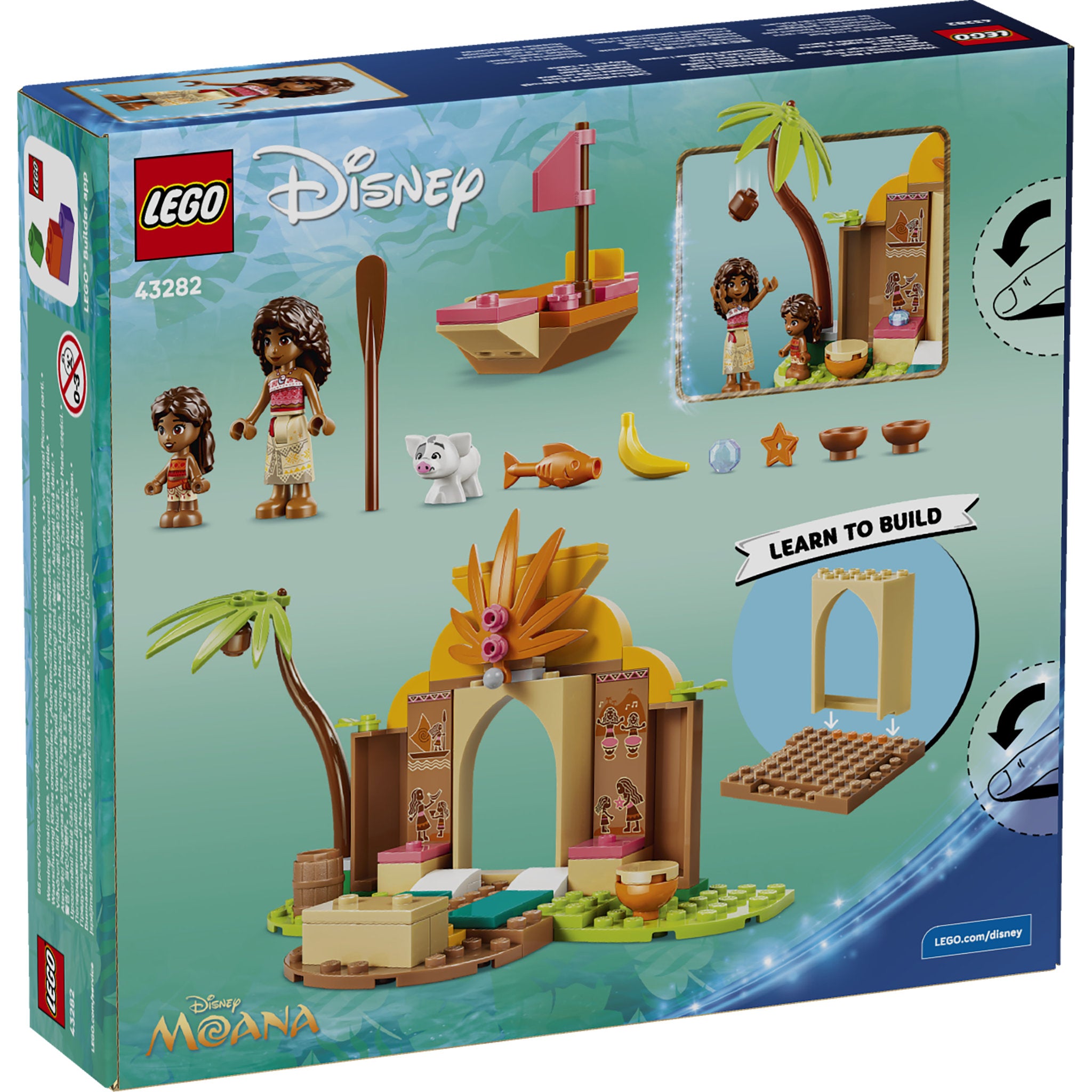 LEGO 43282 Disney Moana Village House & Boat