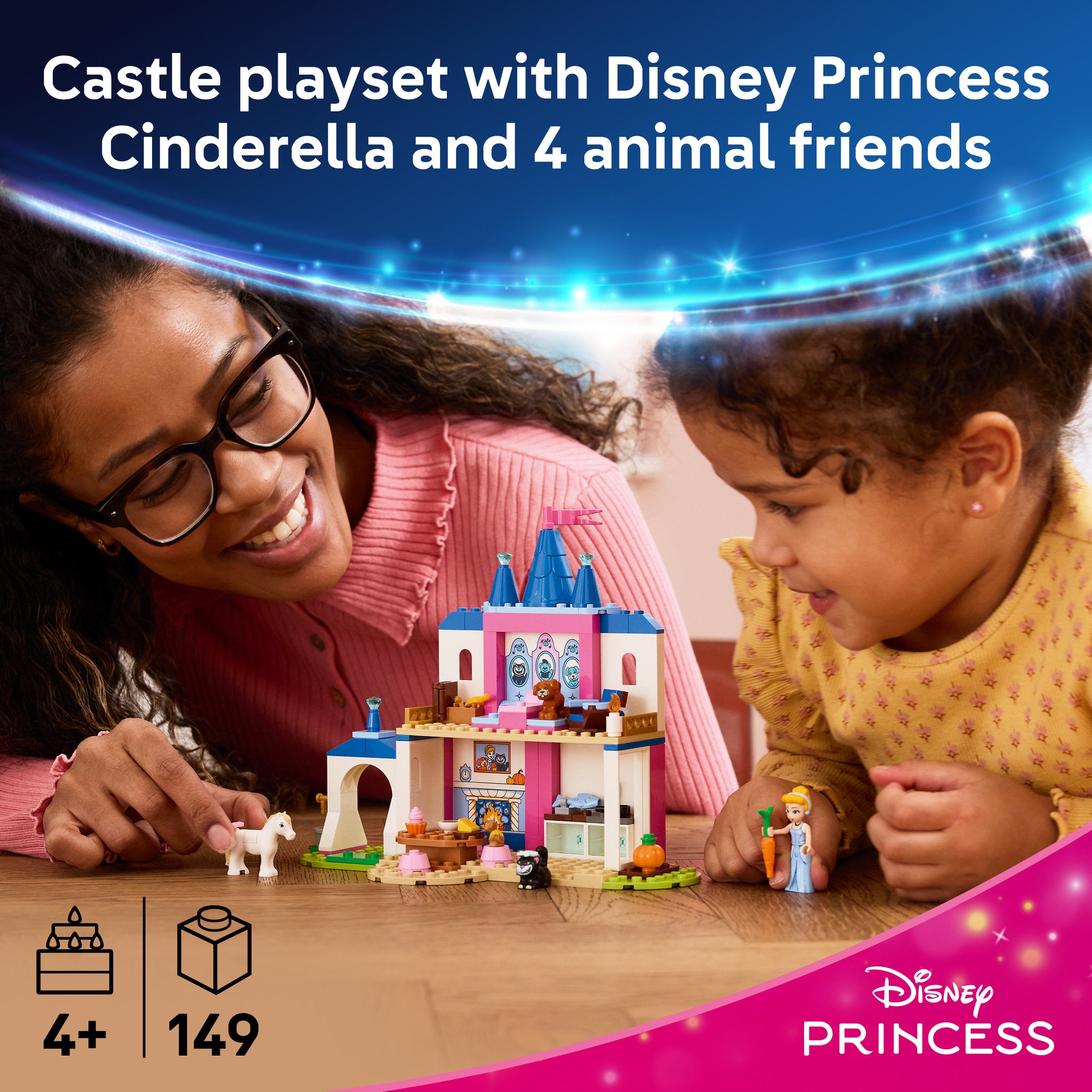 LEGO 43283  Disney Princess Cinderella Animal Friends Castle