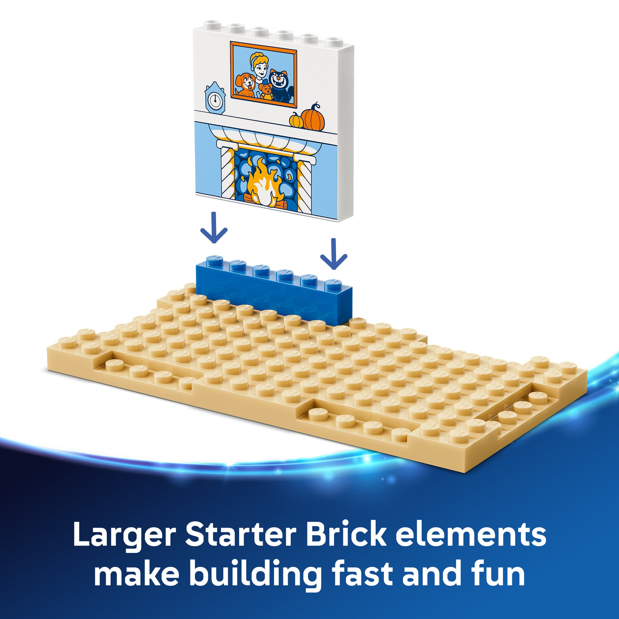LEGO 43283  Disney Princess Cinderella Animal Friends Castle
