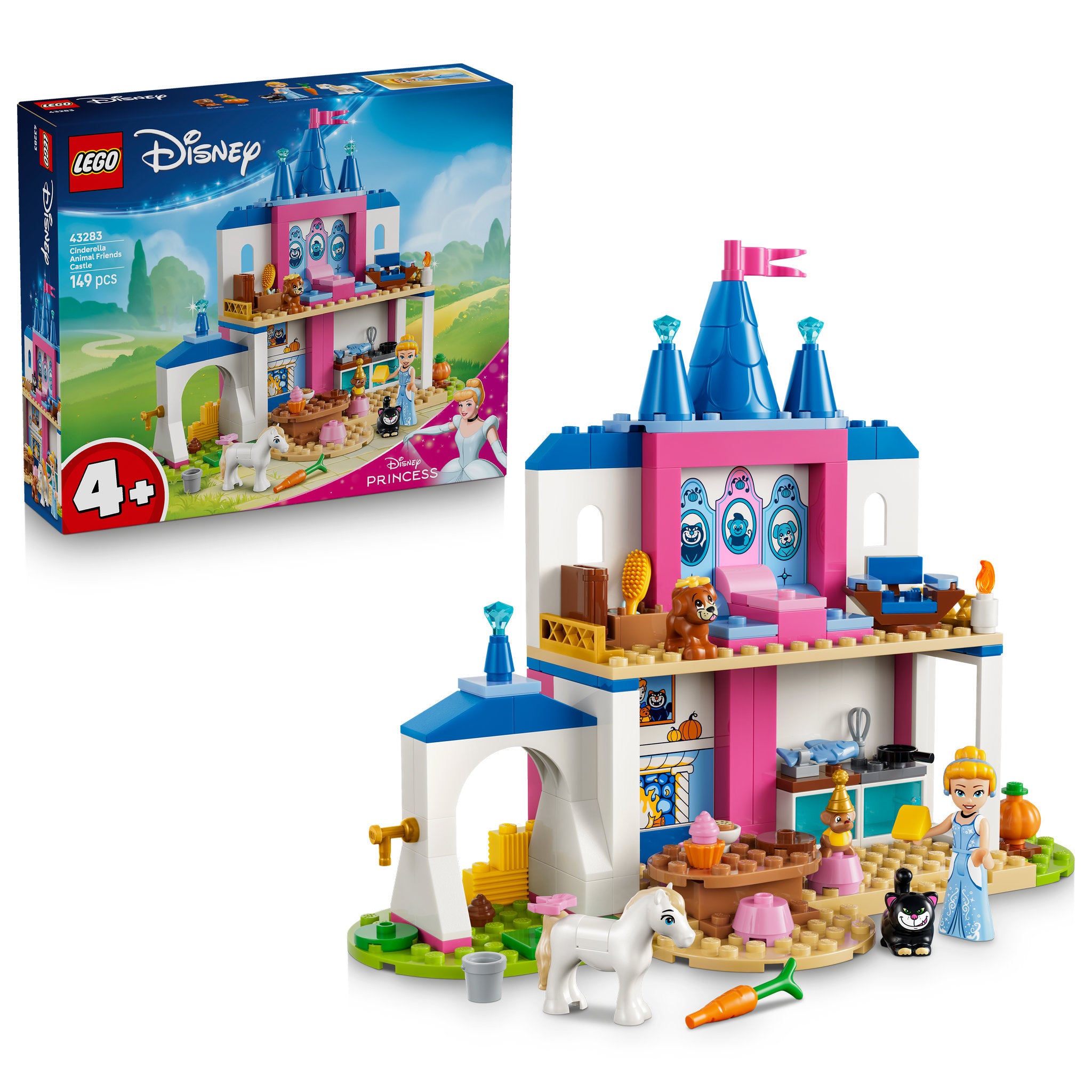 LEGO 43283  Disney Princess Cinderella Animal Friends Castle
