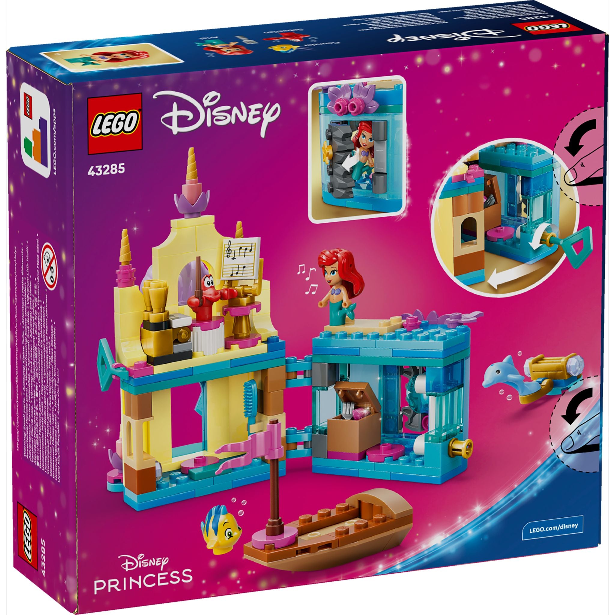 LEGO 43285 Disney Princess Ariel’s Magical Mini Palace