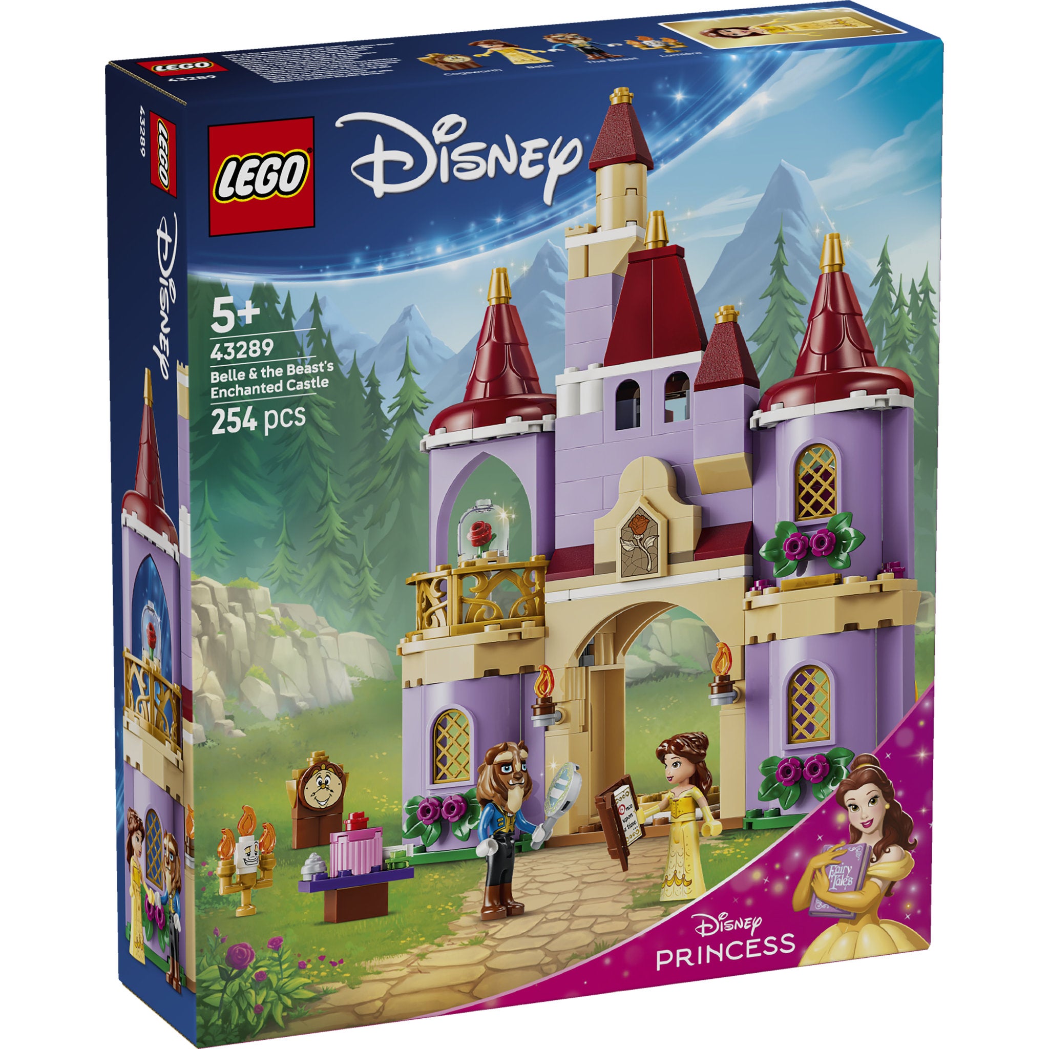 LEGO 43289 Disney Princess Belle & The Beast's Enchanted Castle