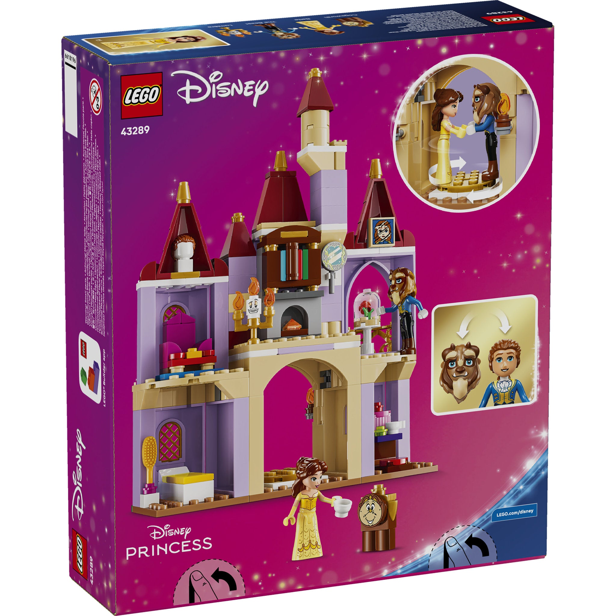 LEGO 43289 Disney Princess Belle & The Beast's Enchanted Castle