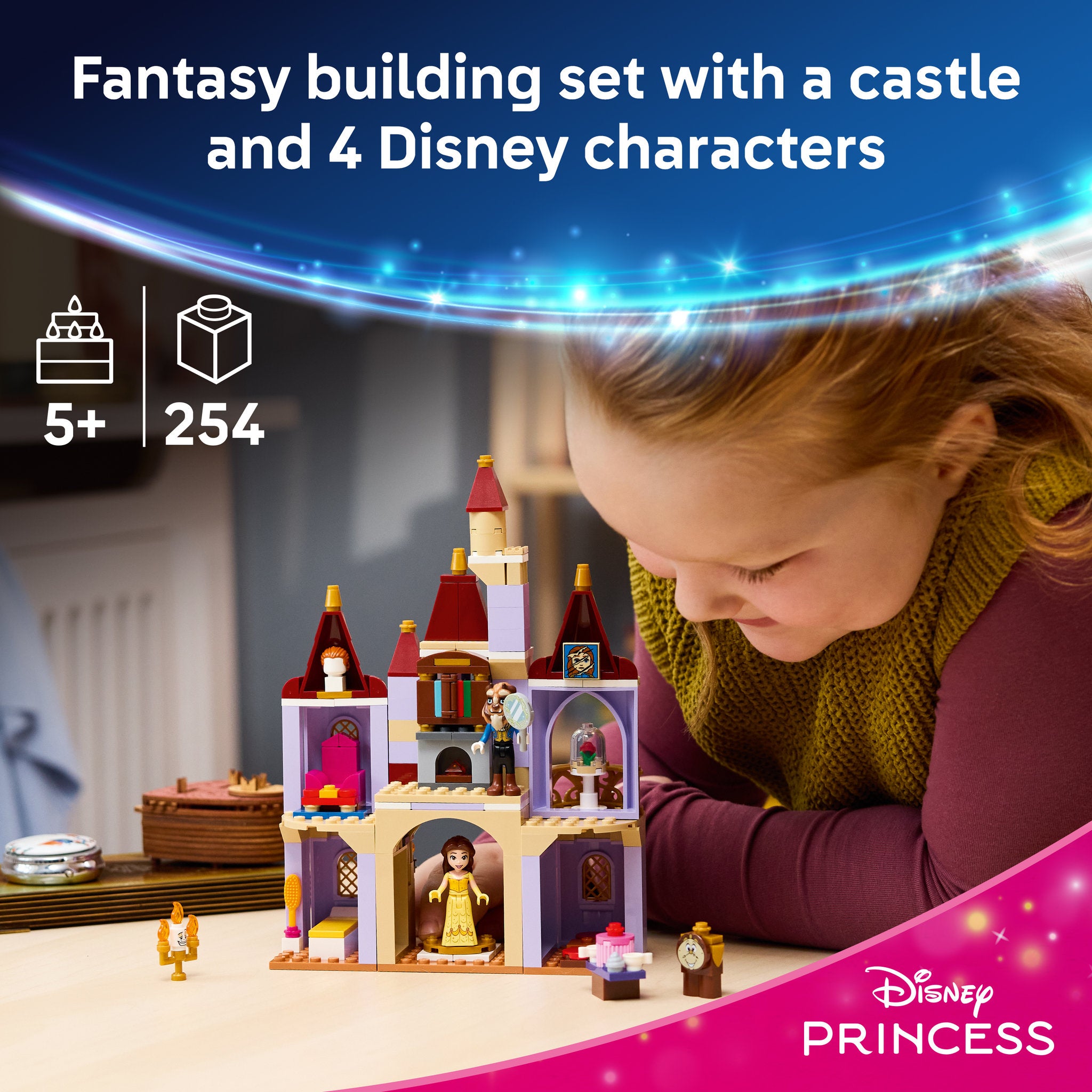 LEGO 43289 Disney Princess Belle & The Beast's Enchanted Castle