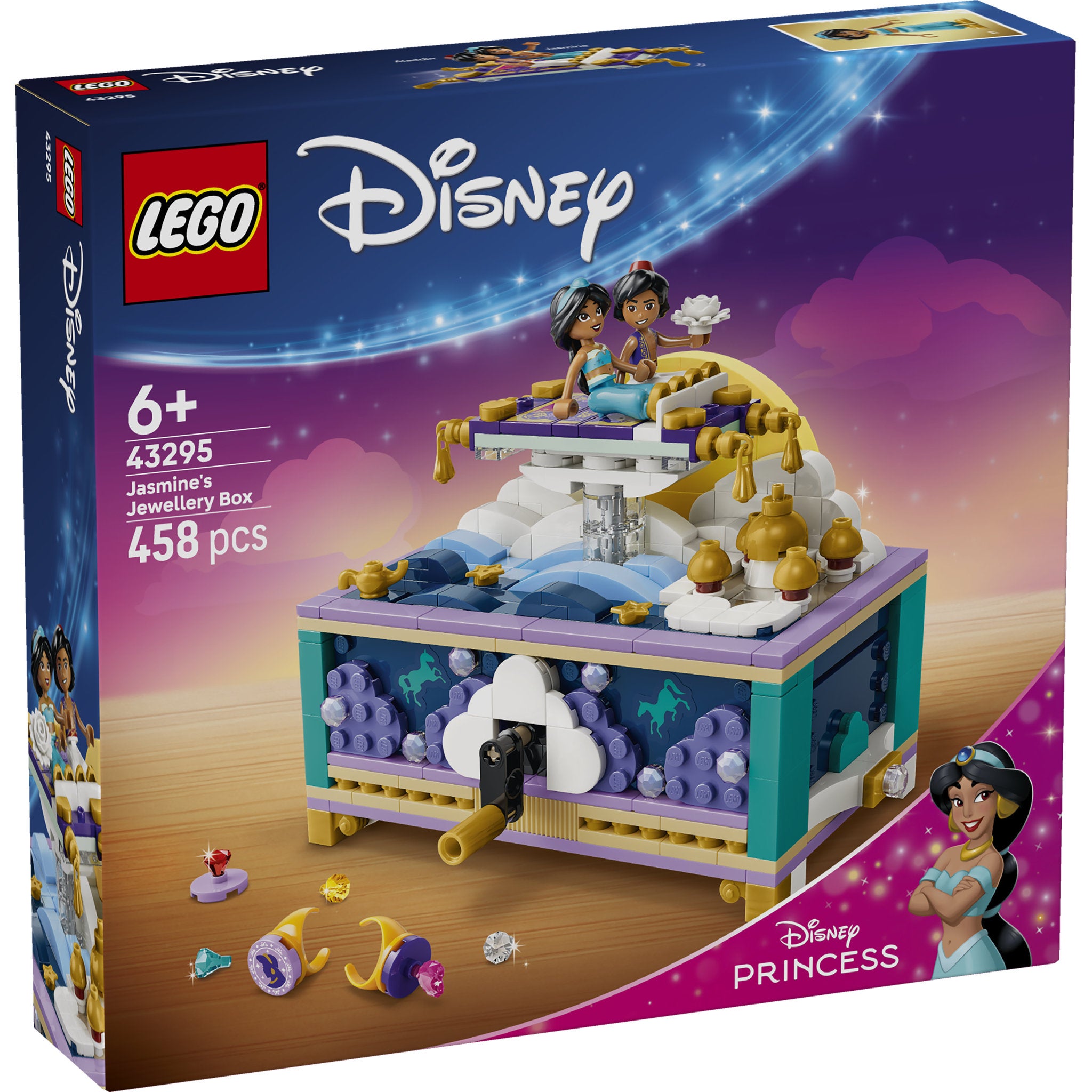 LEGO 43295 Disney Princess Jasmine's Jewelry Box
