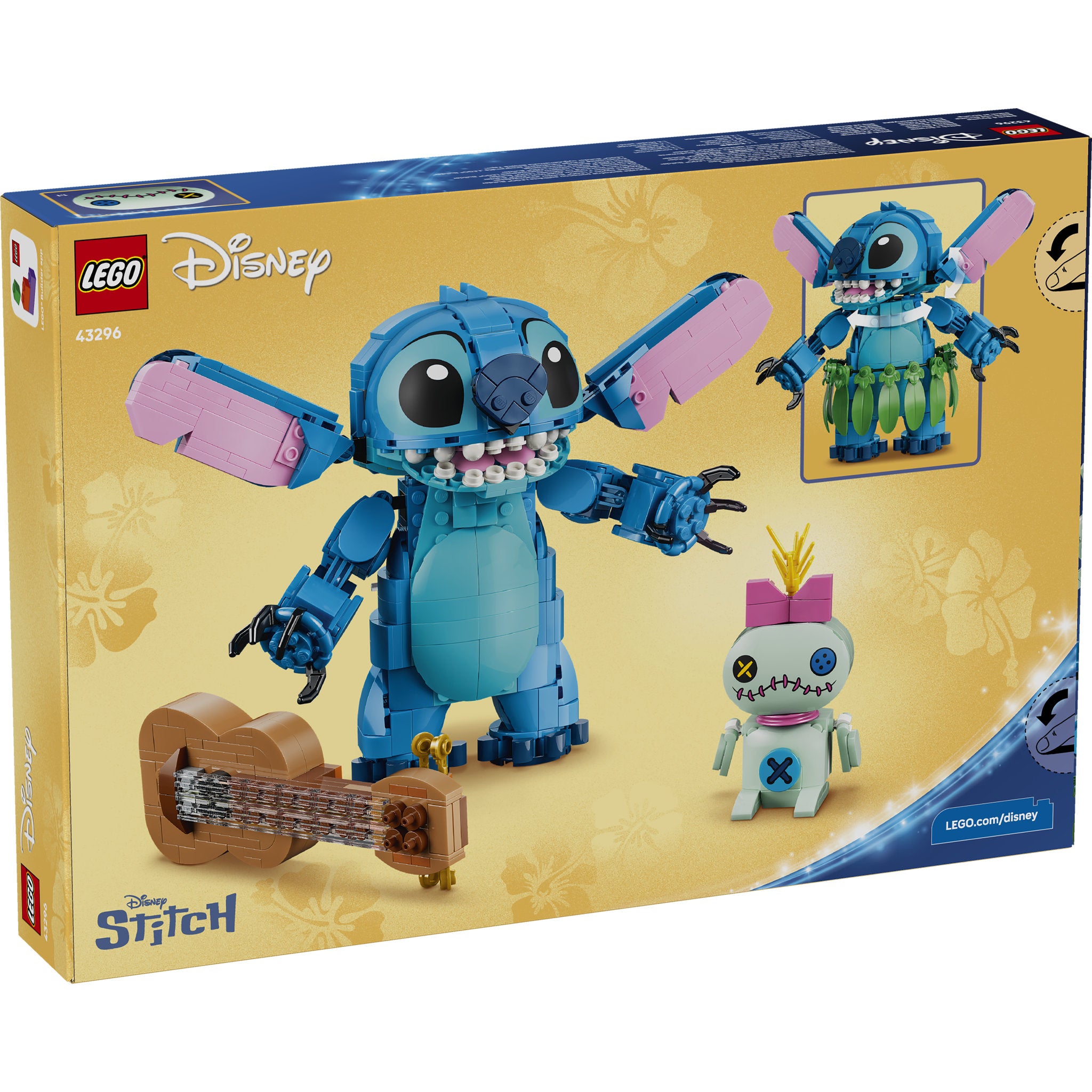 LEGO 43296 Disney Classic Stitch & Scrump