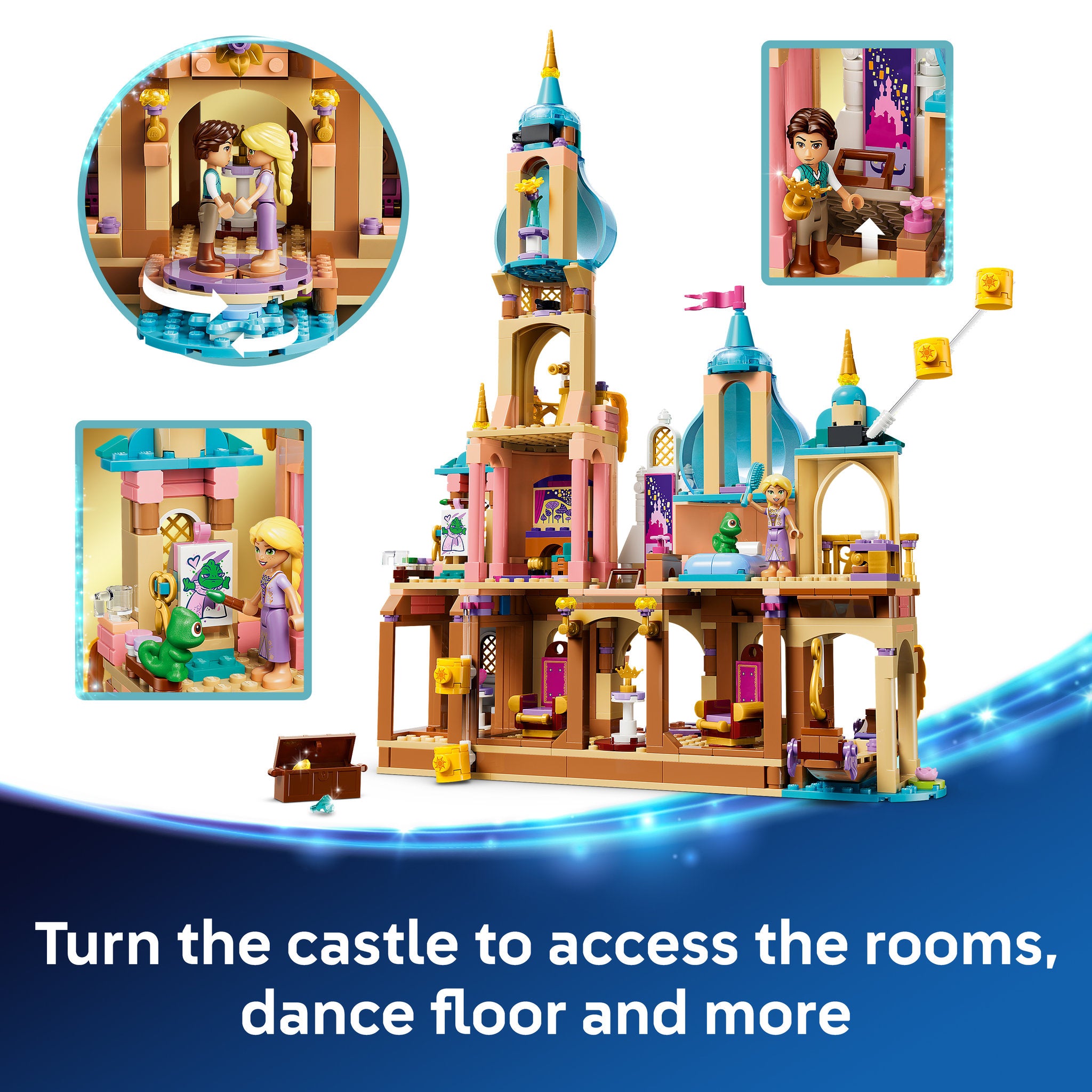 LEGO 43297 Disney Princess Rapunzel's Castle