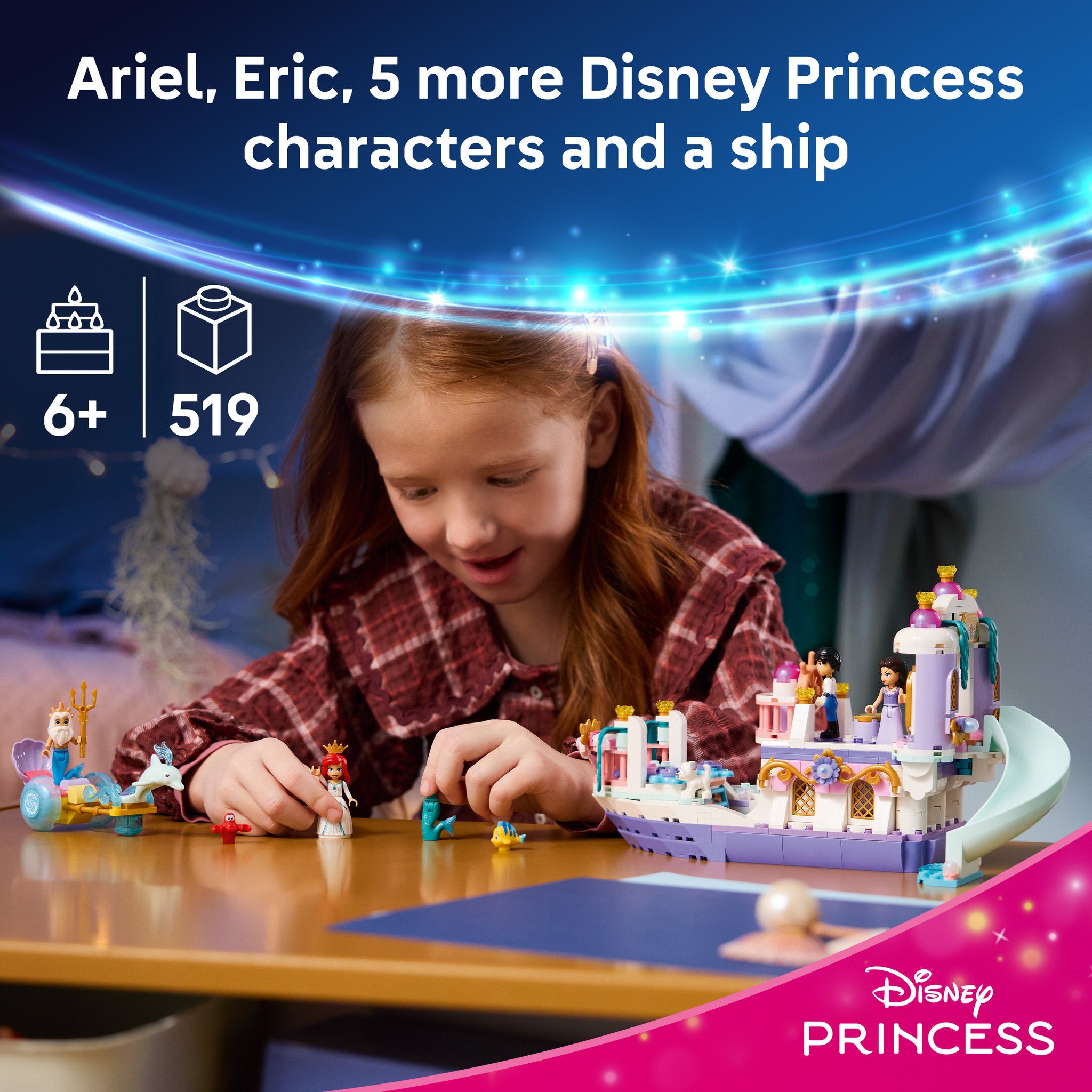 LEGO 43299 Disney Princess Ariel's Royal Wedding Boat