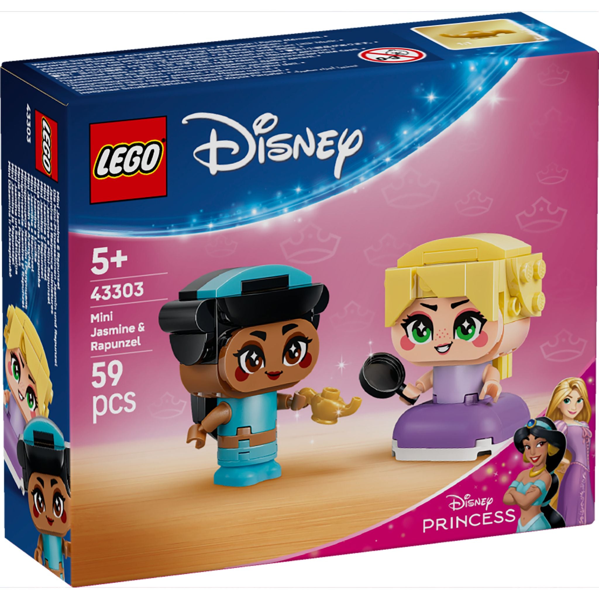 LEGO 43303 Disney Princess Mini Jasmine & Rapunzel