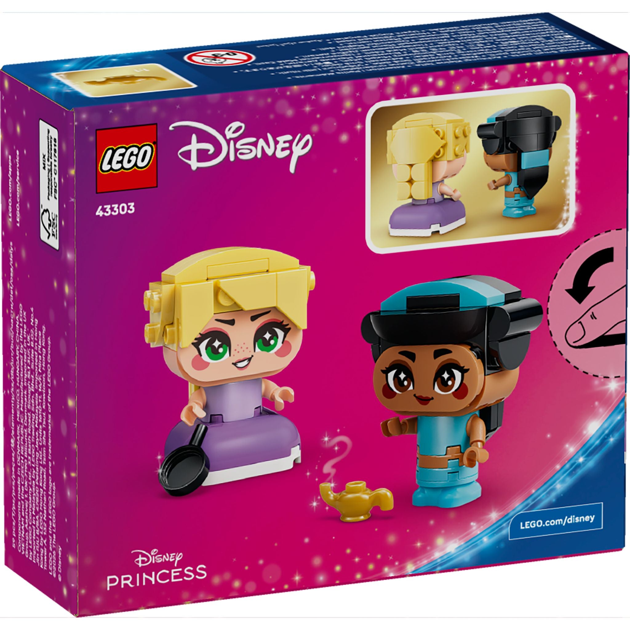 LEGO 43303 Disney Princess Mini Jasmine & Rapunzel