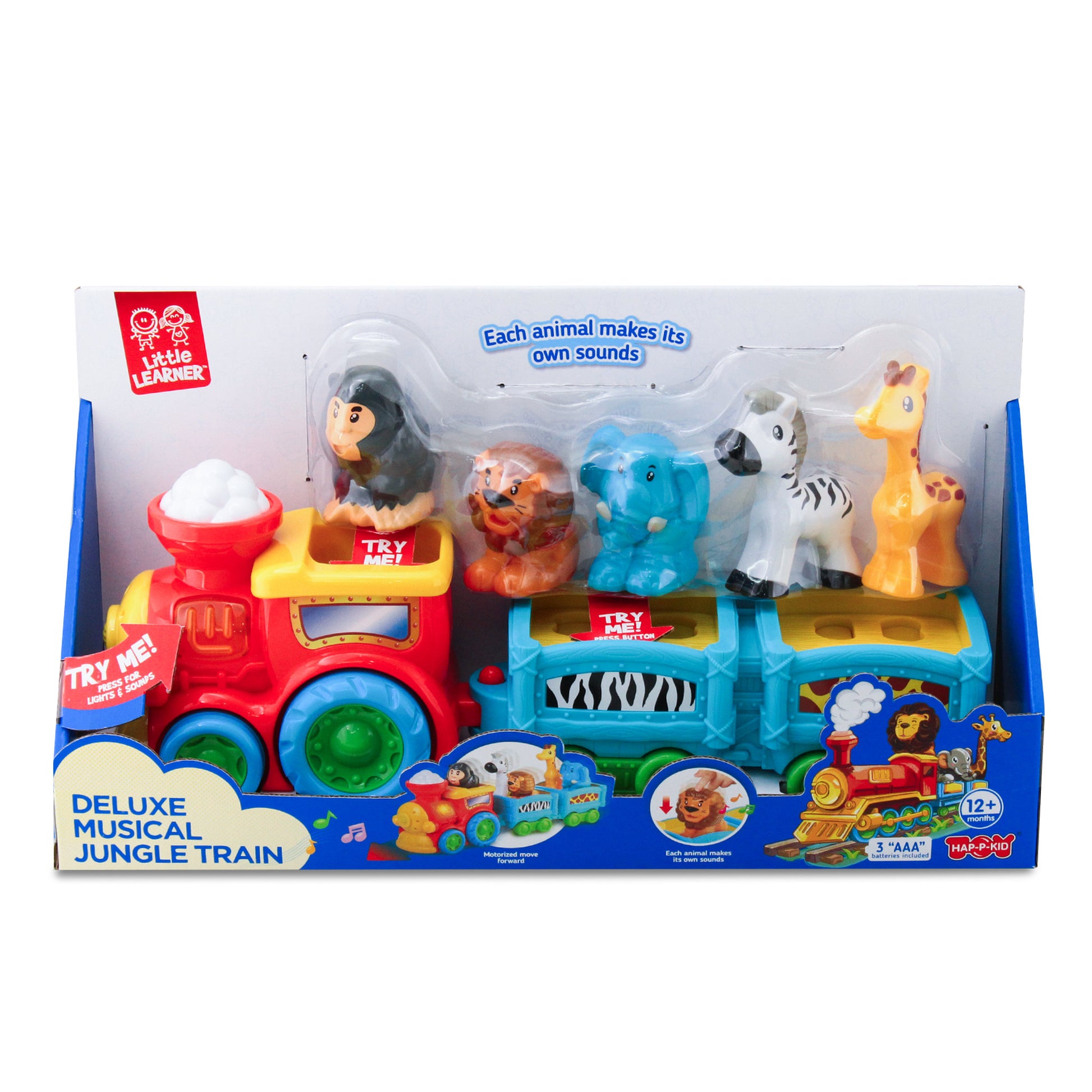 Little Learner Musical Safari Train Set - Toyworld Australia