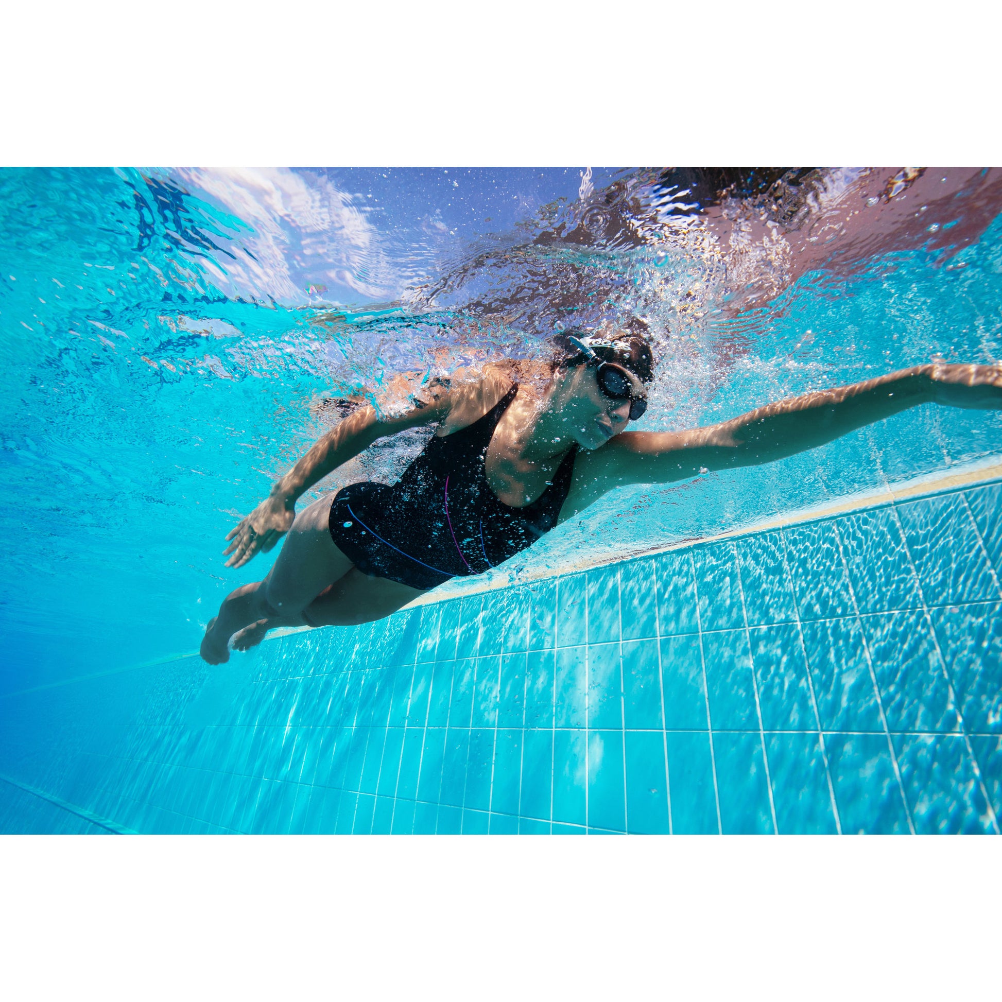 Zoggs Phantom 2.0 Black/Grey/Tint Smoke Goggles - Toyworld Australia