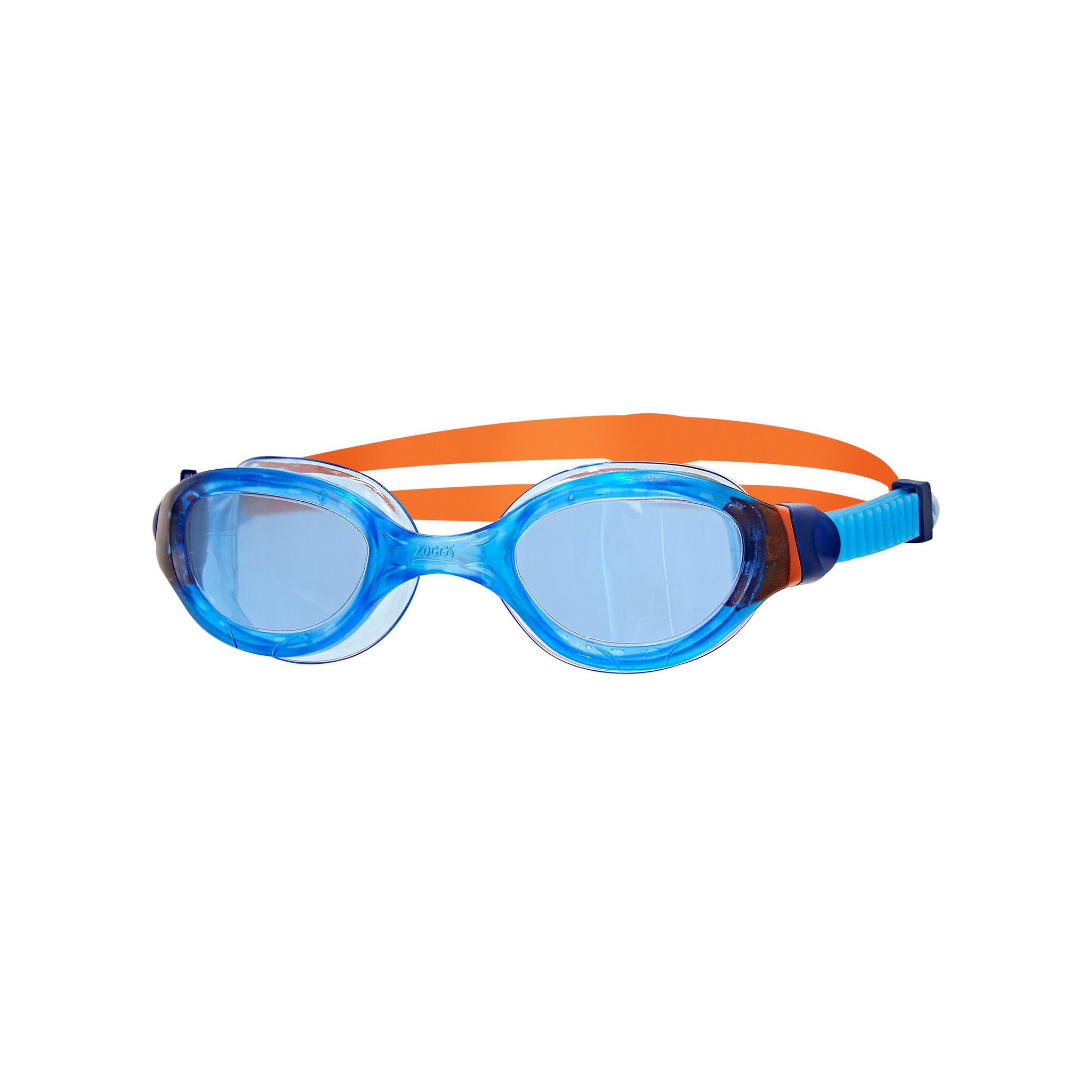 Zoggs Phantom 2.0 Junior Blue/Orange/Tint Blue Goggles - Toyworld Australia